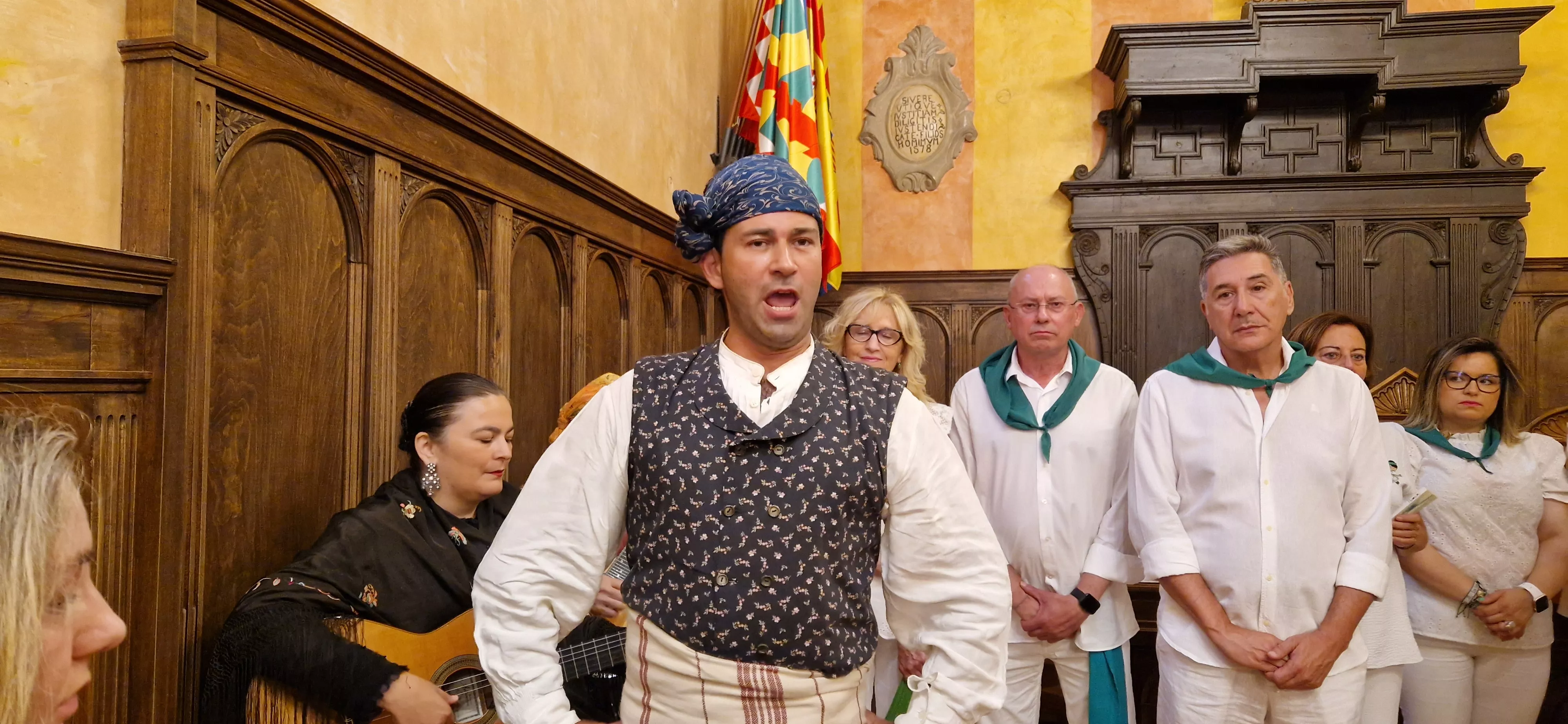 Homenaje a los oscenses que viven en el exterior. Foto Myriam Martínez