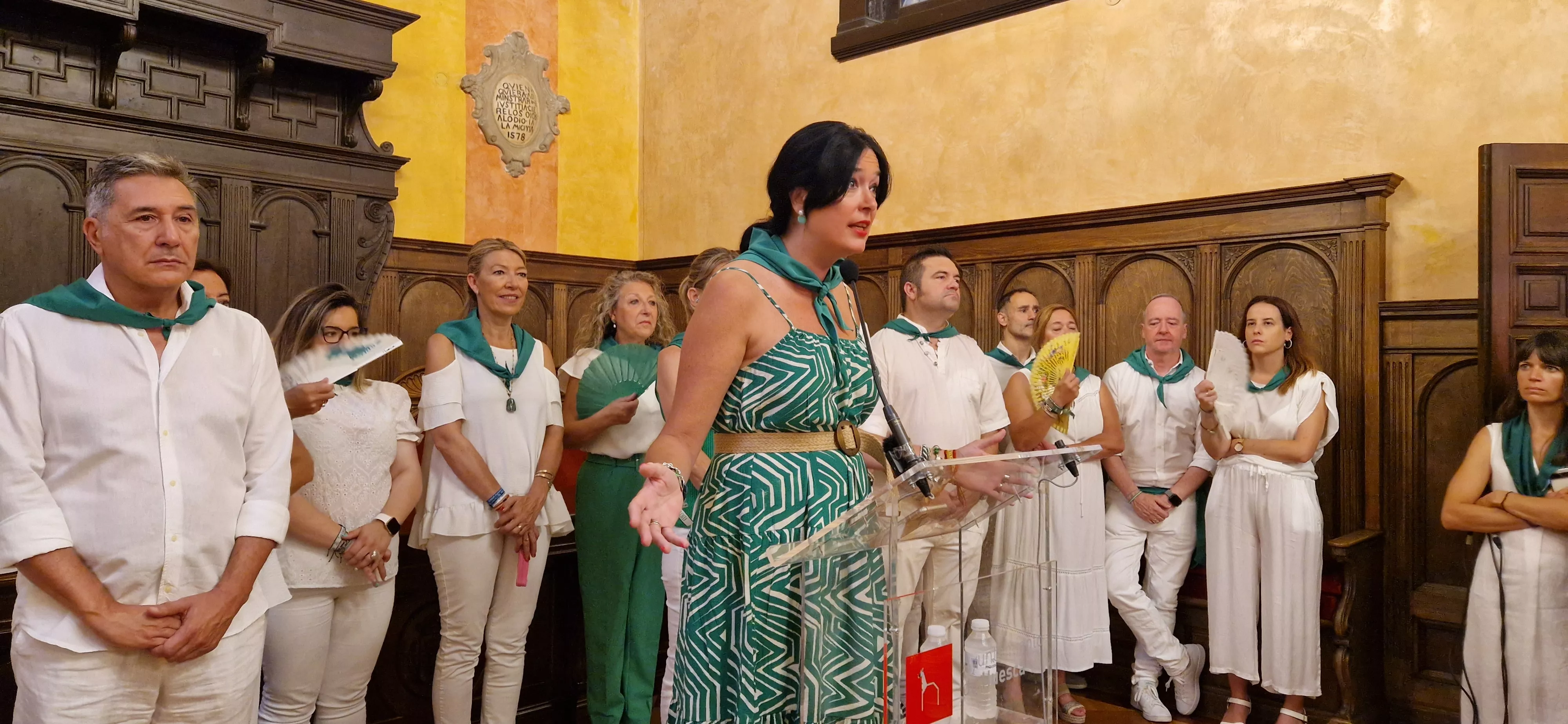 Homenaje a los oscenses que viven en el exterior. Foto Myriam Martínez