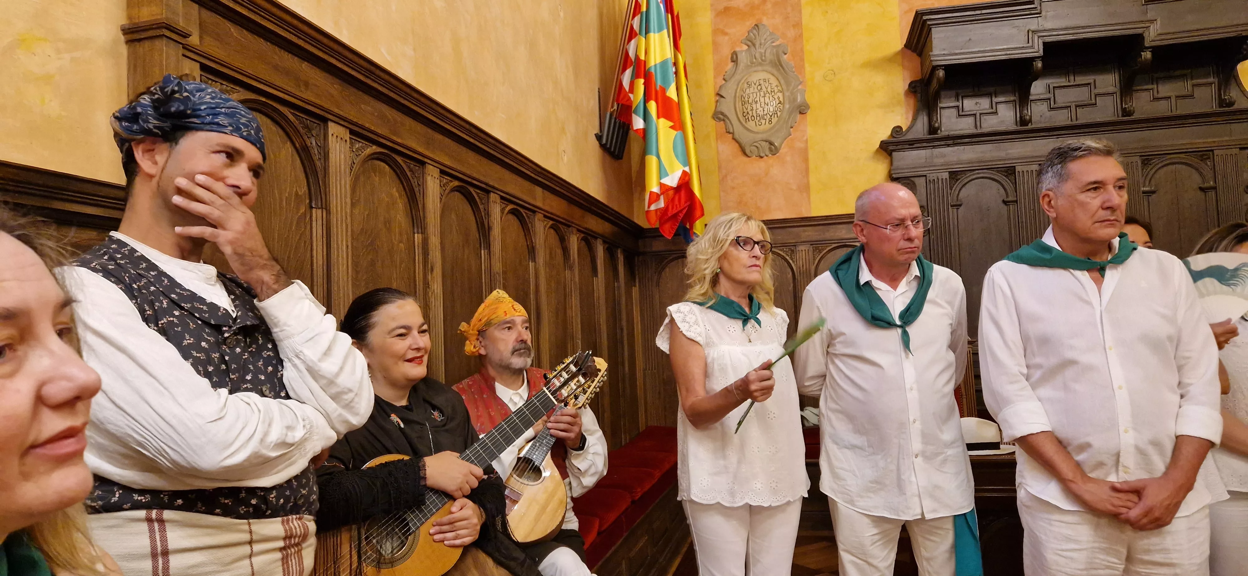 Homenaje a los oscenses que viven en el exterior. Foto Myriam Martínez