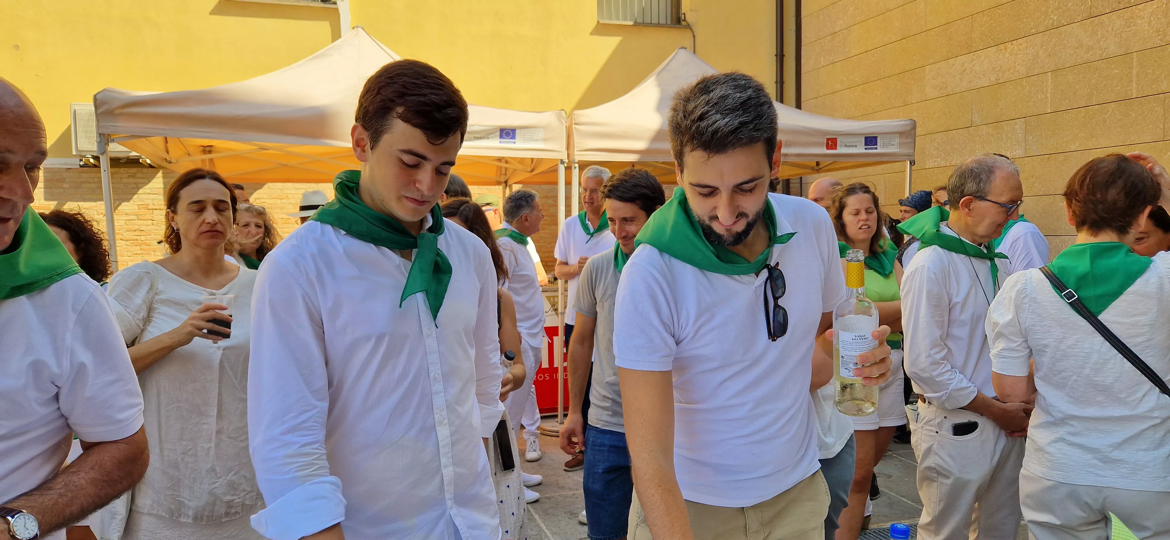 Homenaje a los oscenses que viven en el exterior. Foto Myriam Martínez