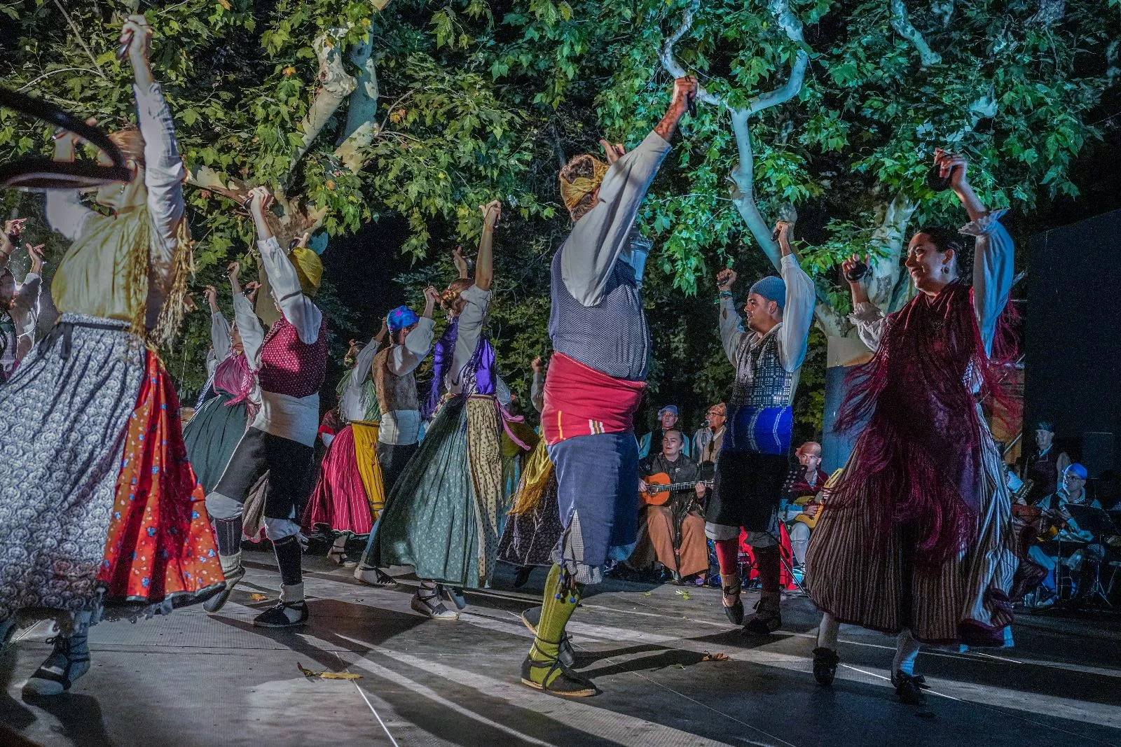 Actuación de la Agrupación Folklórica Santa Cecilia. Foto José Antonio Terrón