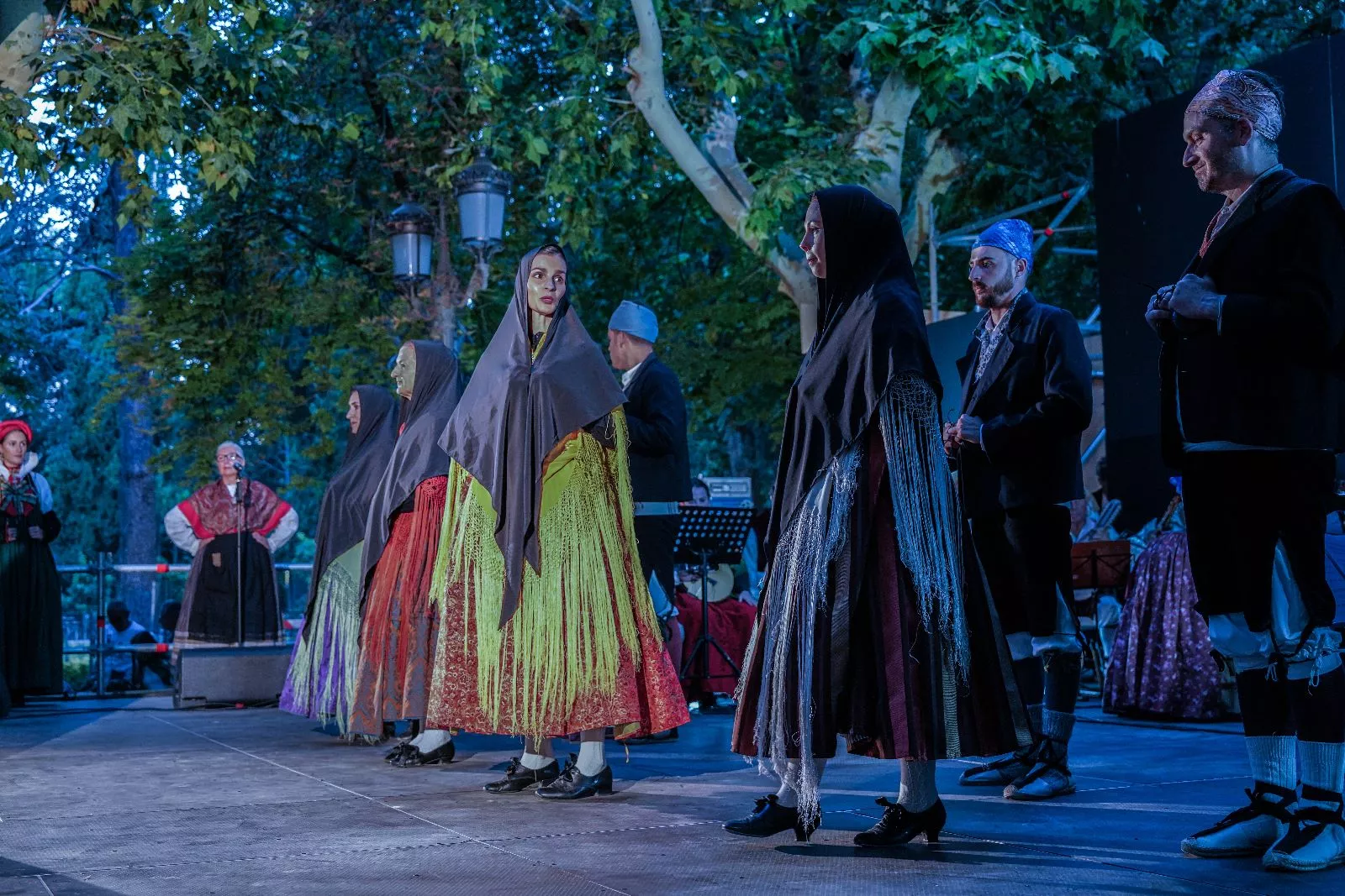 Actuación de la Agrupación Folklórica Santa Cecilia. Foto José Antonio Terrón
