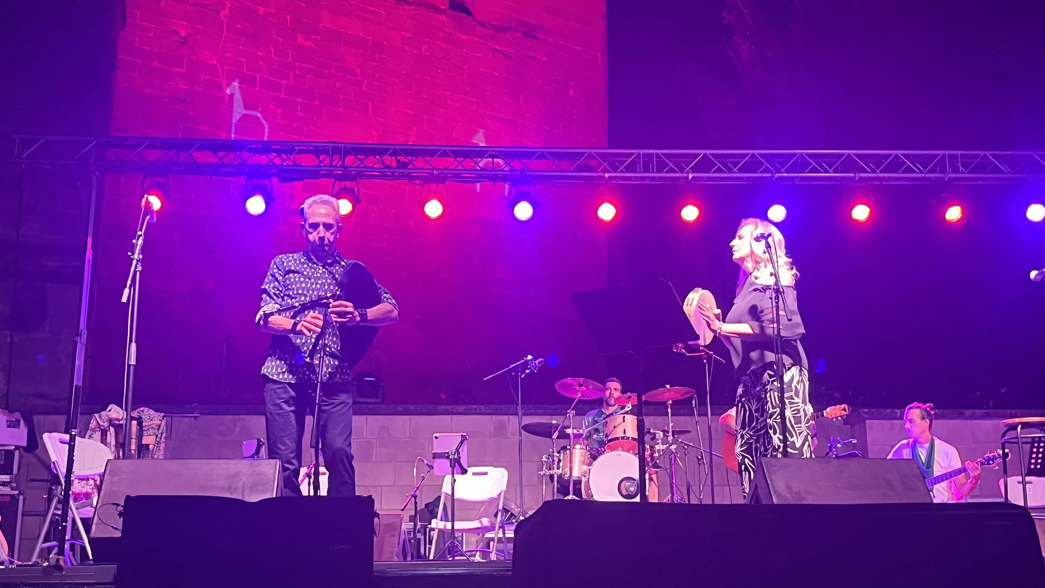Iberia@Huesca.Folk con Olga y los Ministriles y la Escuela de Música y Folclore. Foto: Mercedes Manterola