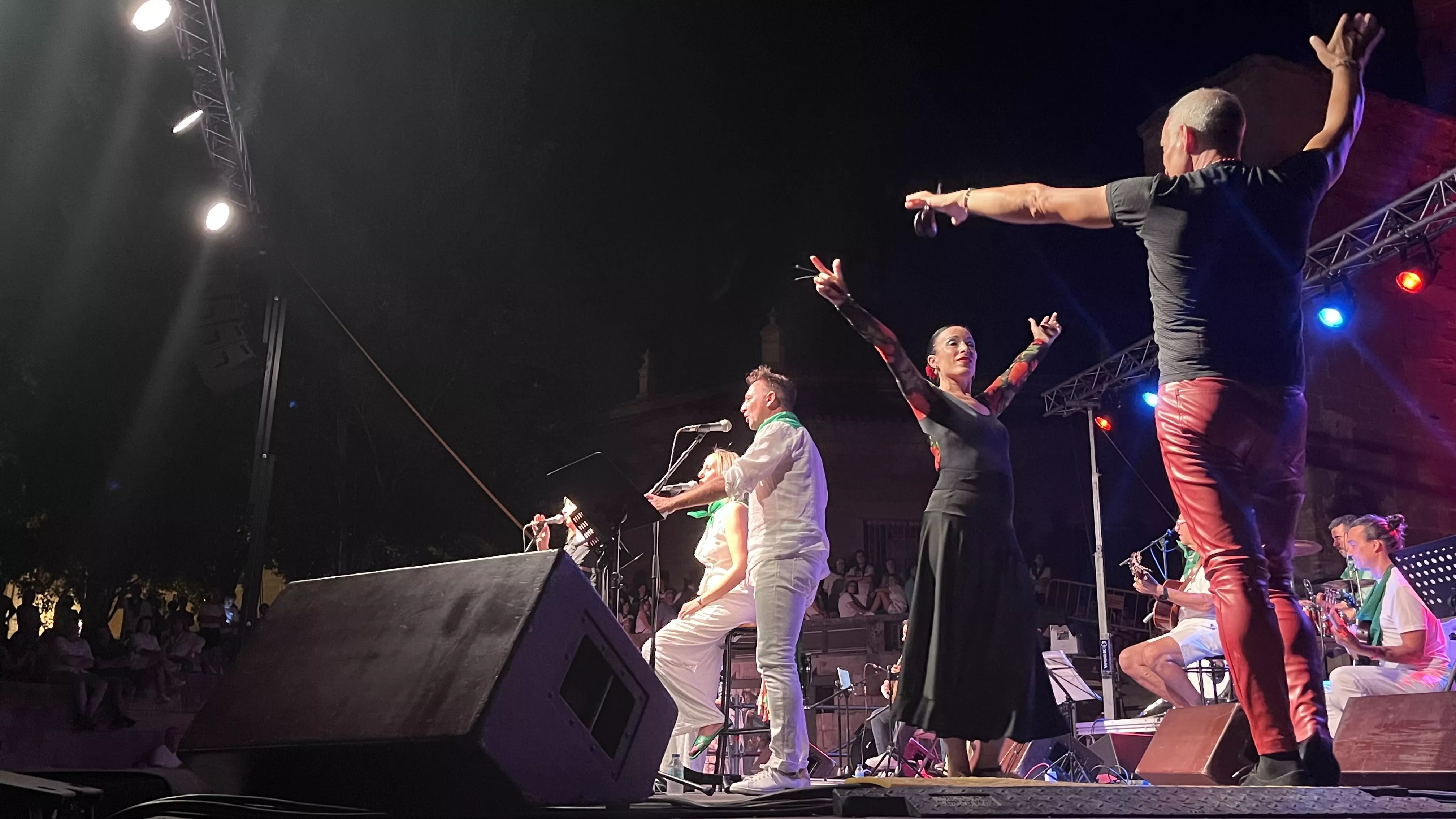 Iberia@Huesca.Folk con Olga y los Ministriles y la Escuela de Música y Folclore. Foto: Mercedes Manterola