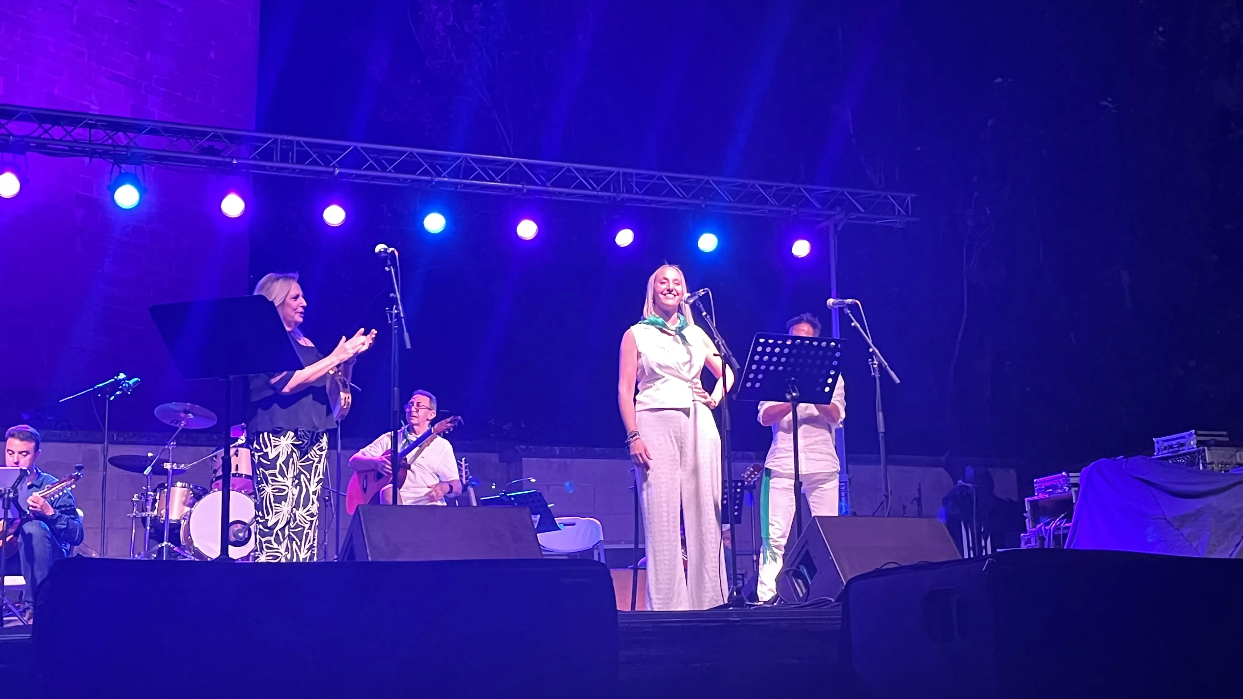 Iberia@Huesca.Folk con Olga y los Ministriles y la Escuela de Música y Folclore. Foto: Mercedes Manterola