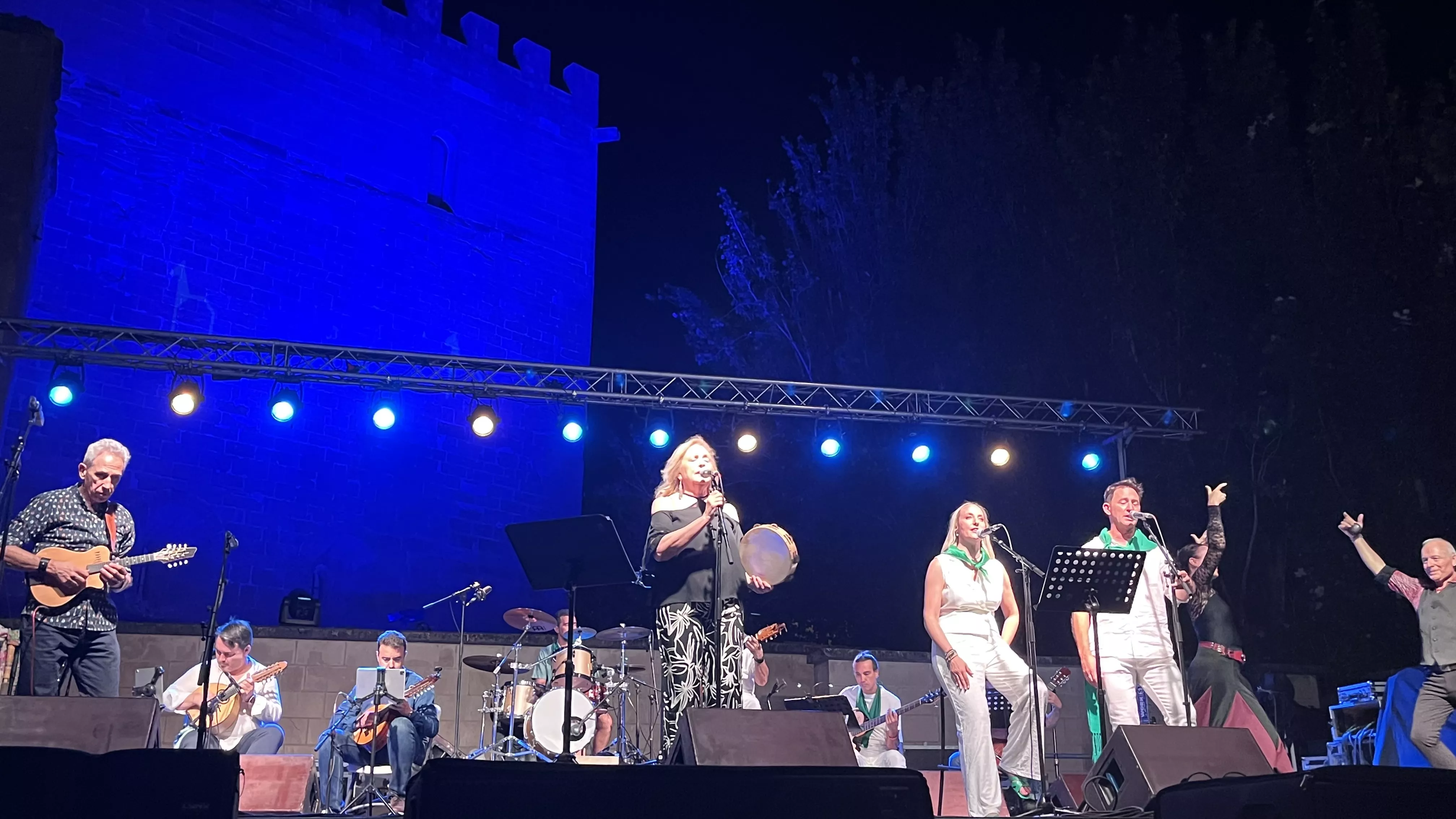 Iberia@Huesca.Folk con Olga y los Ministriles y la Escuela de Música y Folclore. Foto: Mercedes Manterola