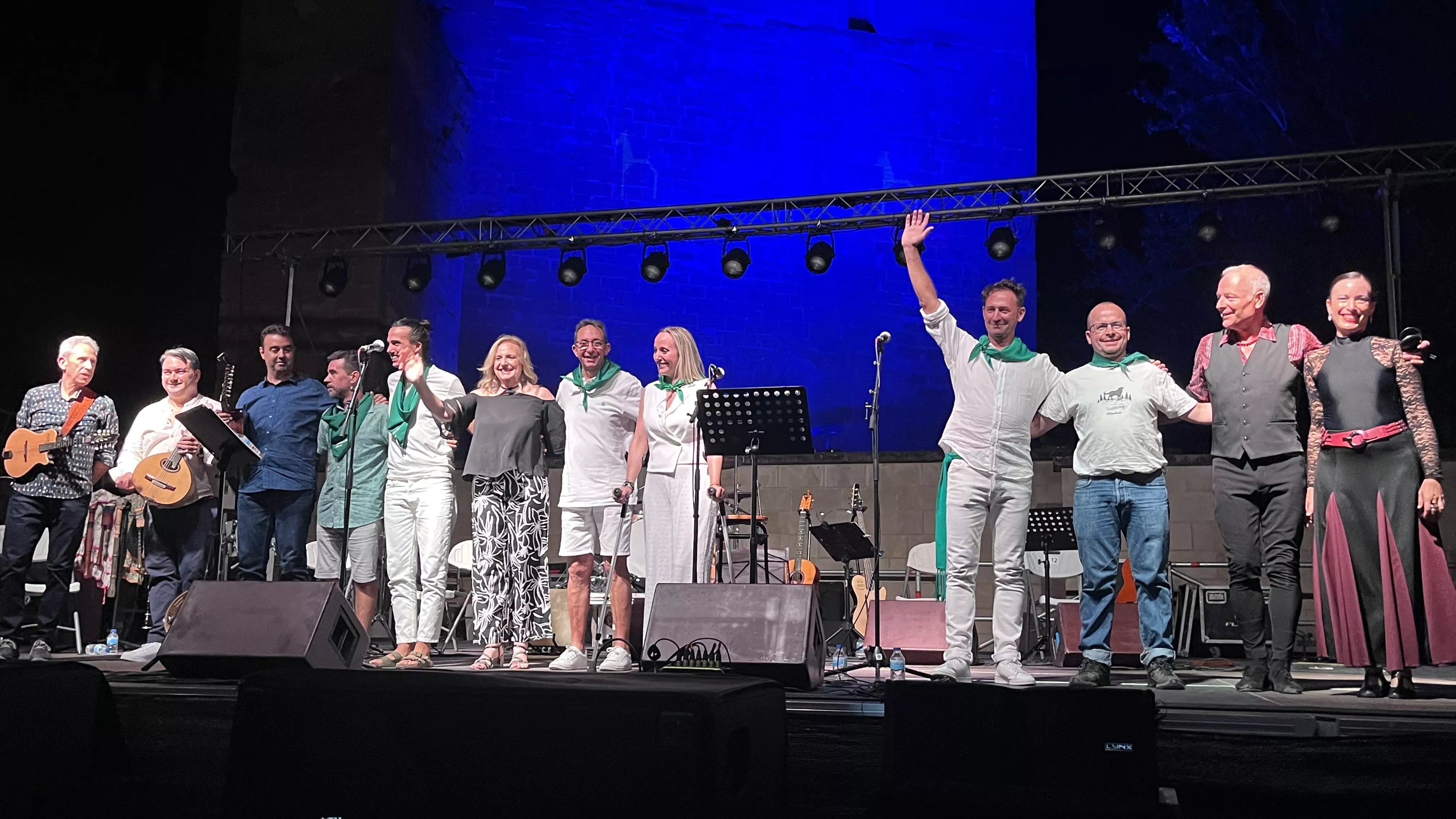 Iberia@Huesca.Folk con Olga y los Ministriles y la Escuela de Música y Folclore. Foto: Mercedes Manterola