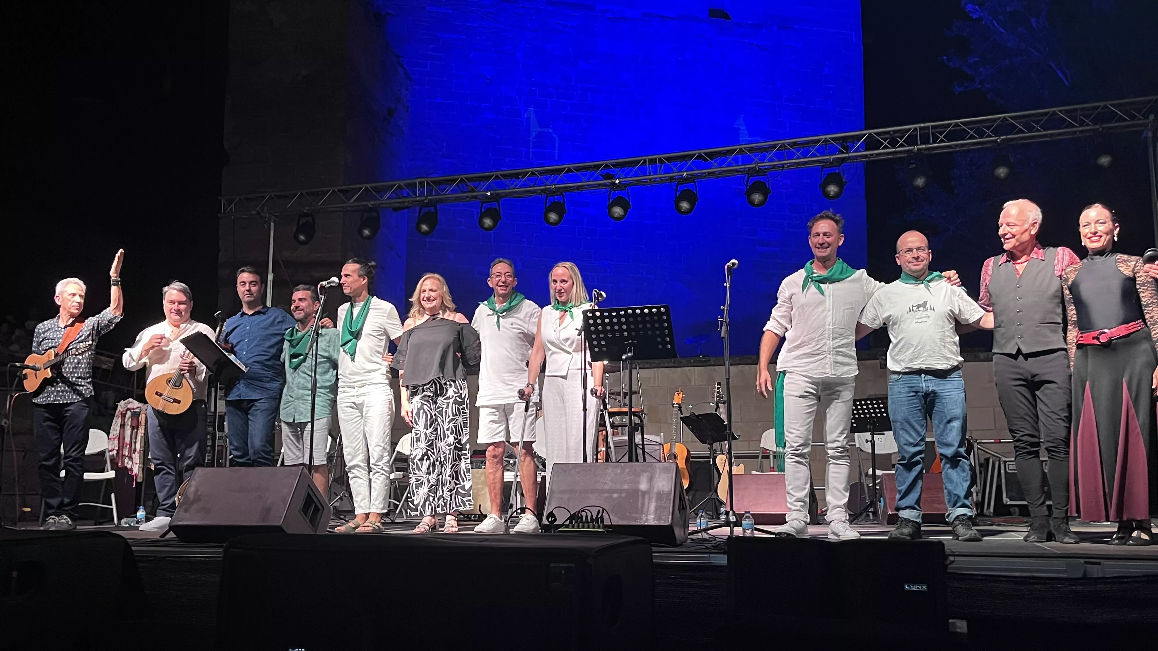 Iberia@Huesca.Folk con Olga y los Ministriles y la Escuela de Música y Folclore. Foto: Mercedes Manterola