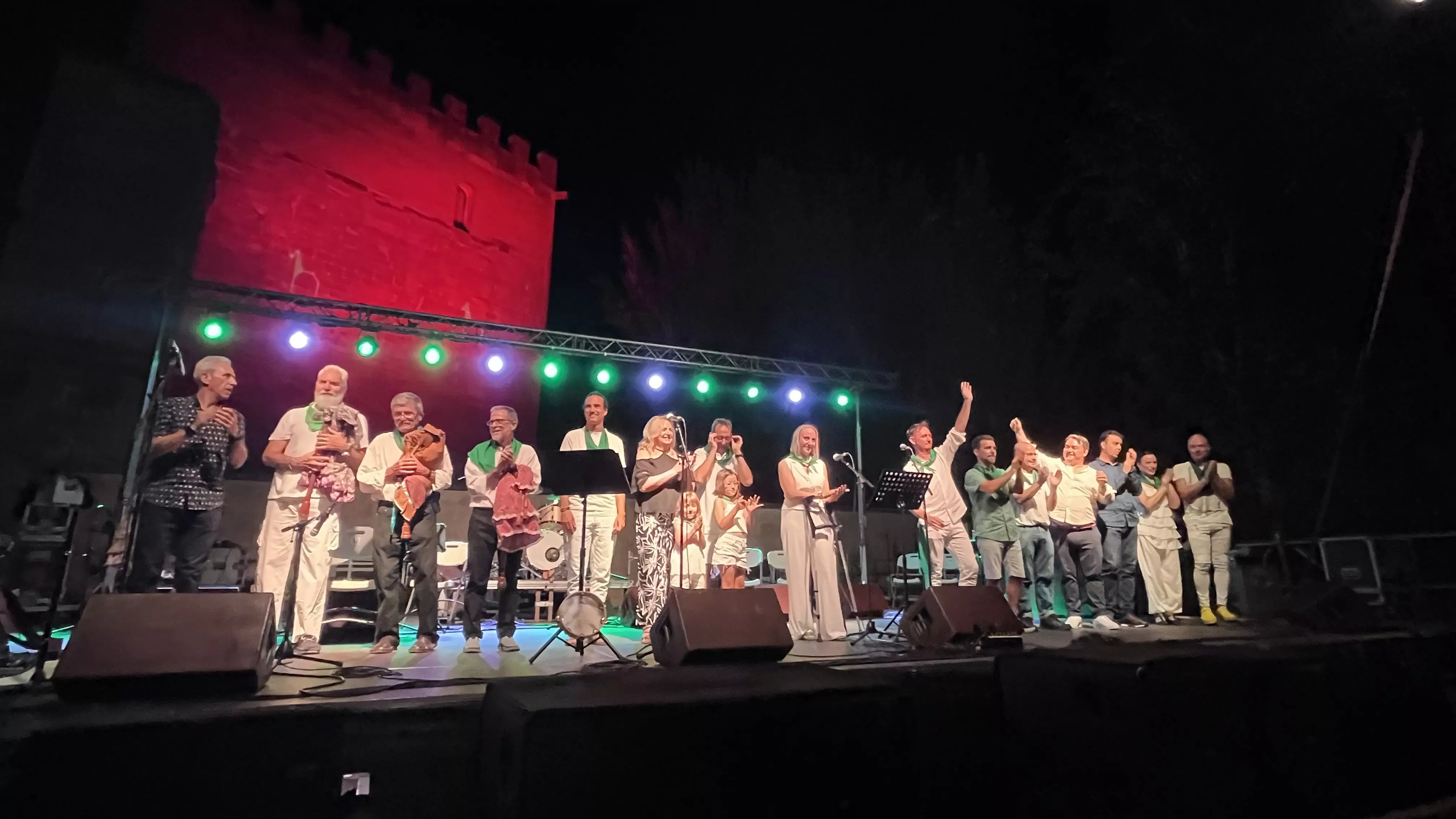 Iberia@Huesca.Folk con Olga y los Ministriles y la Escuela de Música y Folclore. Foto: Mercedes Manterola