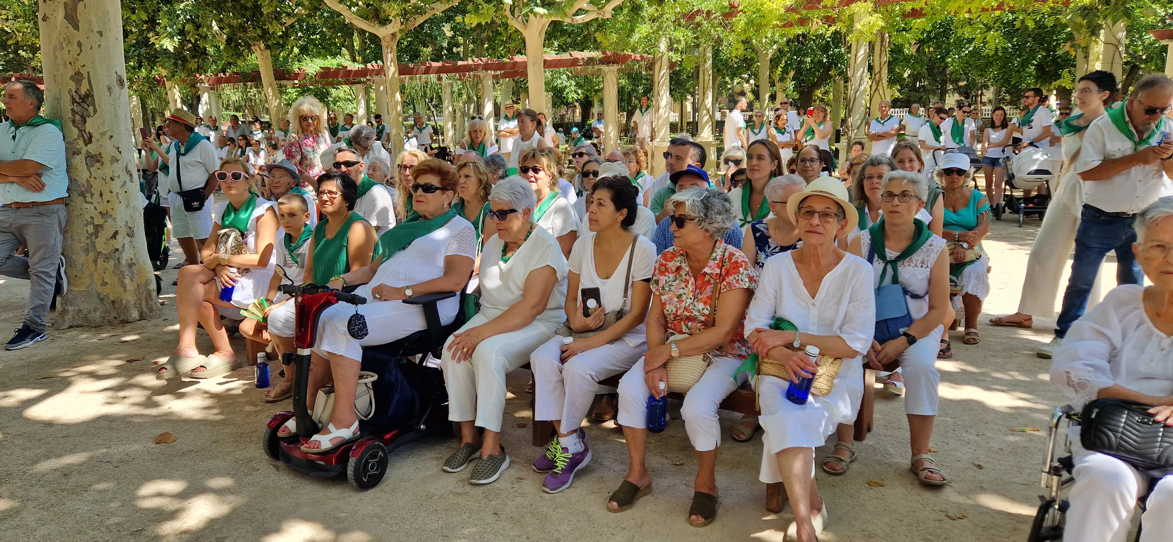 Actuación de la Banda de Música de Huesca el 13 de agosto. Foto Myriam Martínez