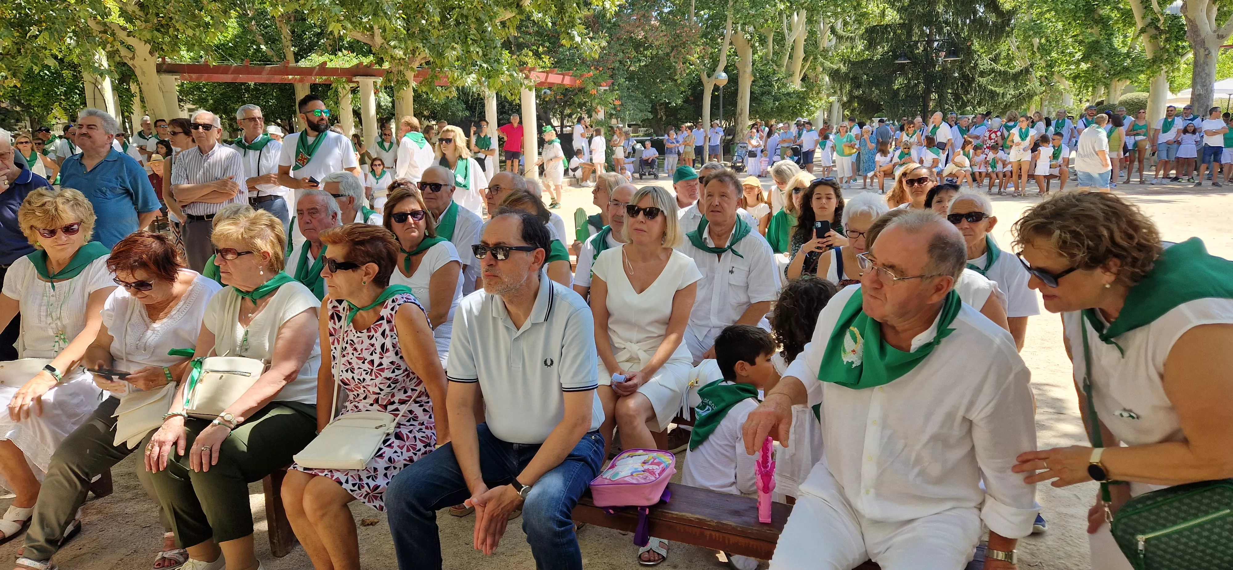 Actuación de la Banda de Música de Huesca el 13 de agosto. Foto Myriam Martínez