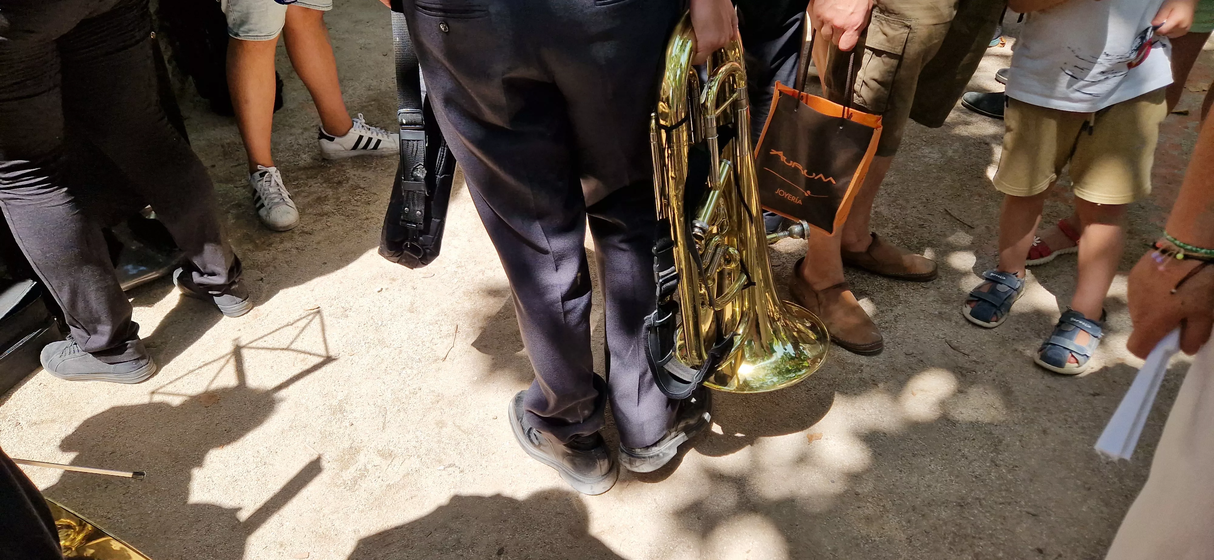 Actuación de la Banda de Música de Huesca el 13 de agosto. Foto Myriam Martínez