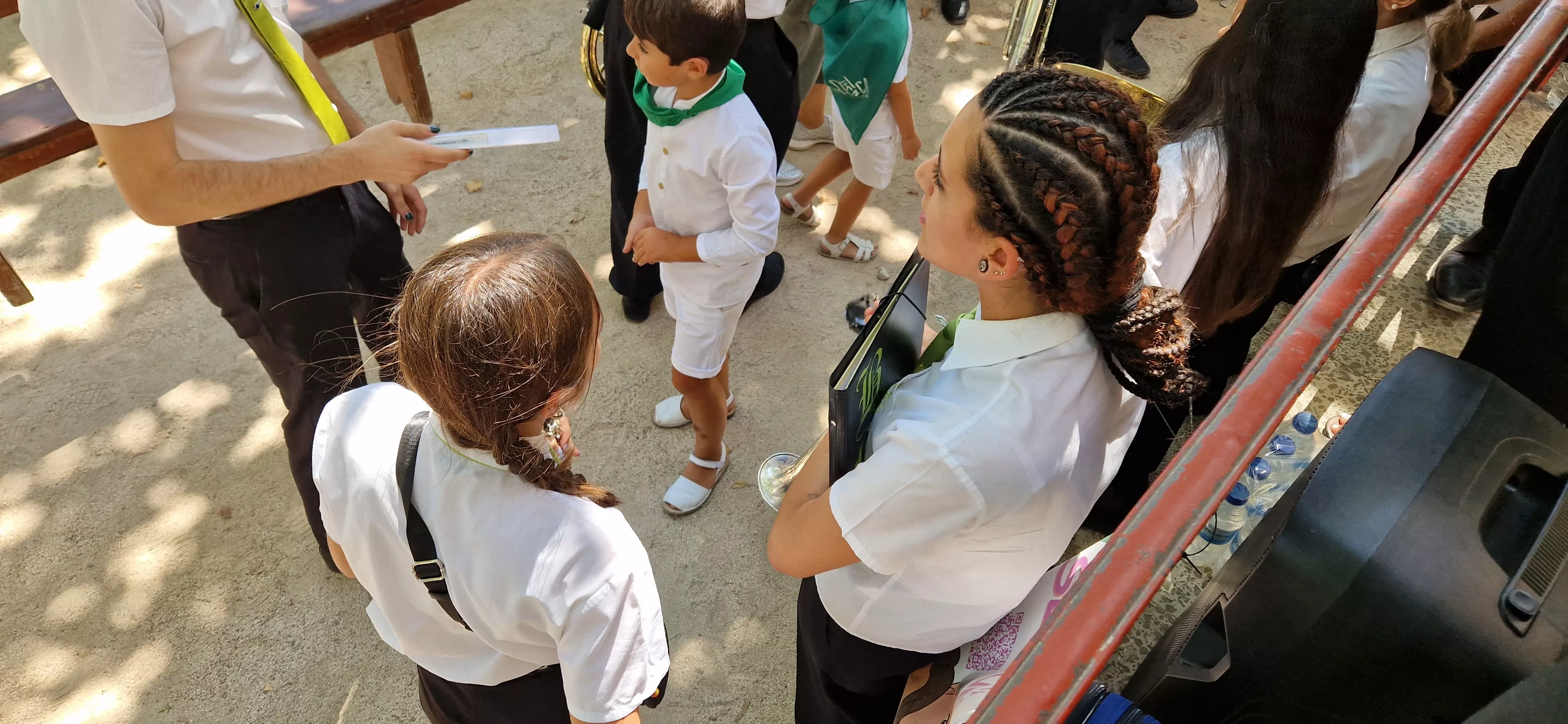 Actuación de la Banda de Música de Huesca el 13 de agosto. Foto Myriam Martínez