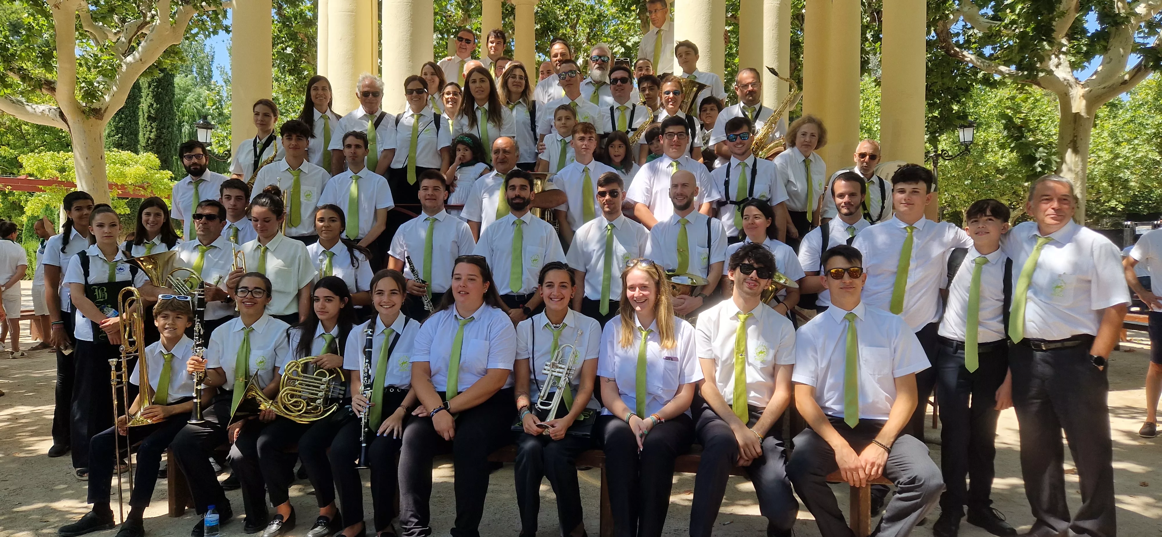 Actuación de la Banda de Música de Huesca el 13 de agosto. Foto Myriam Martínez Actuación de la Banda de Música de Huesca el 13 de agosto. Foto Myriam Martínez