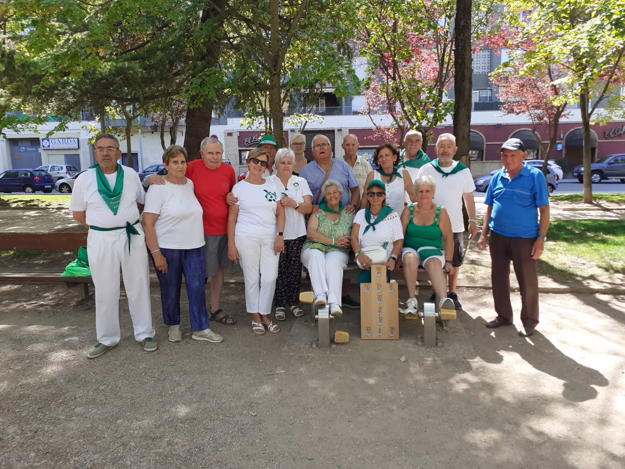Imagen de la entrega de trofeos.