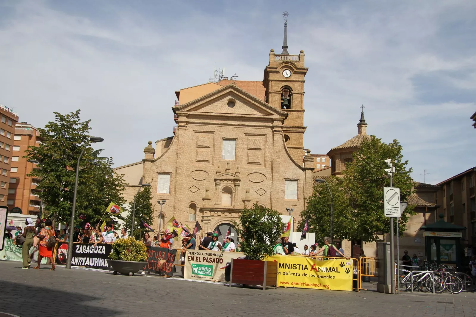 Manifestación antitaurina el día 12. Foto Carlos Neofato  