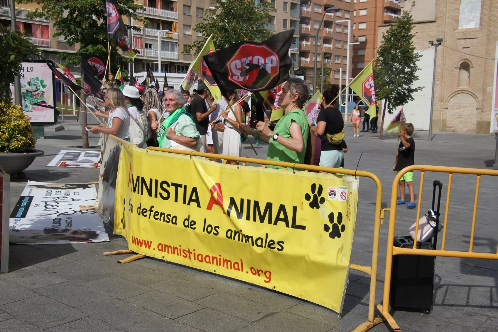 Manifestación antitaurina el día 12. Foto Carlos Neofato  