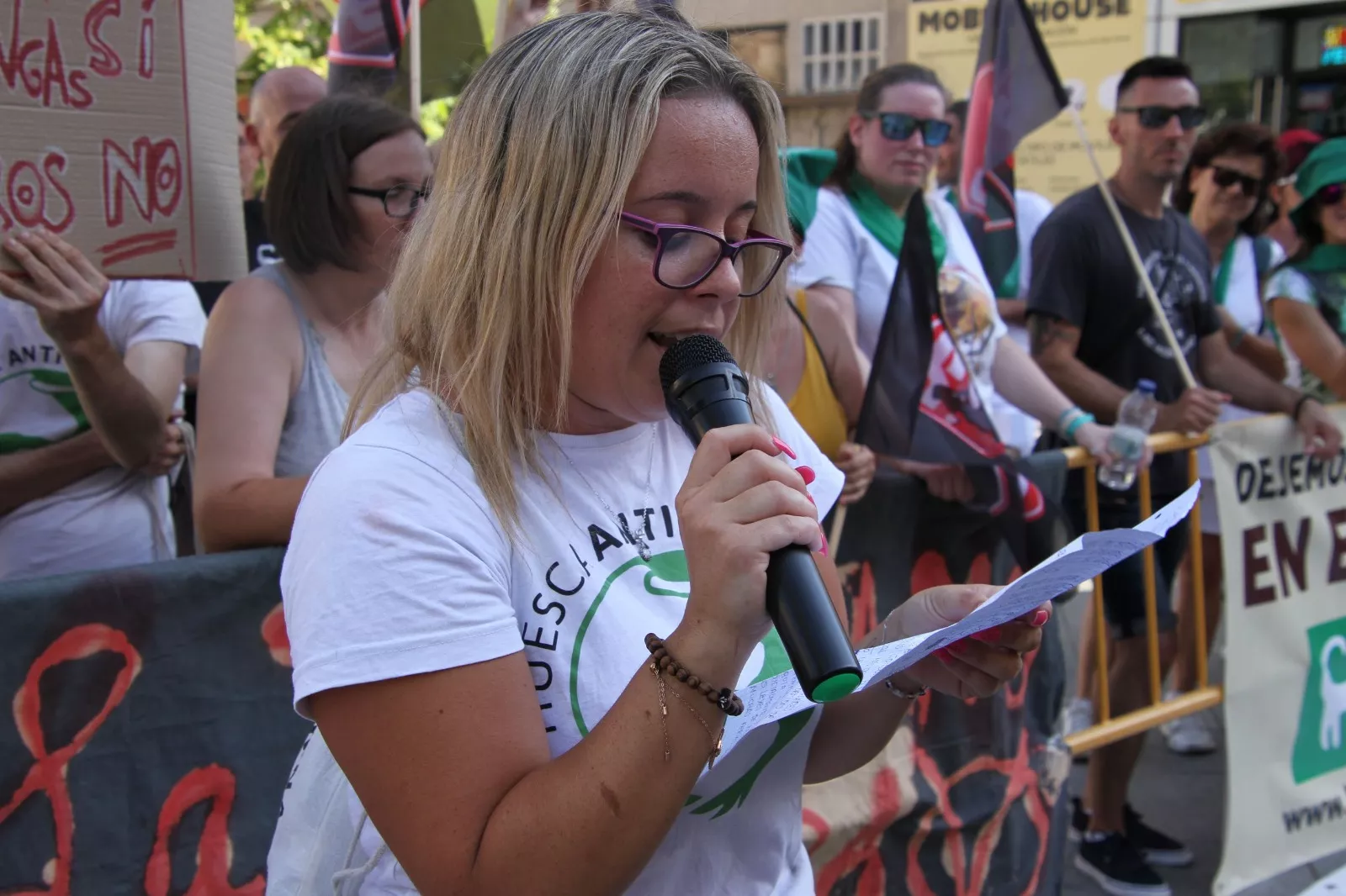 Manifestación antitaurina el día 12. Foto Carlos Neofato  