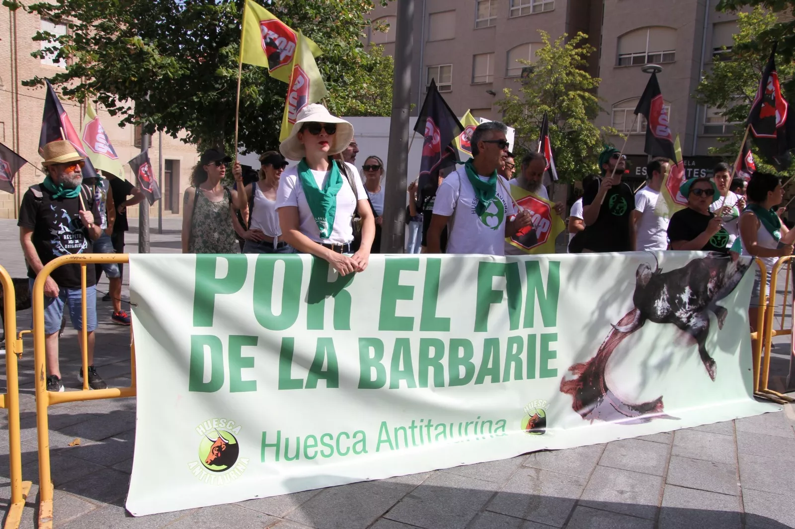 Manifestación antitaurina el día 12. Foto Carlos Neofato  