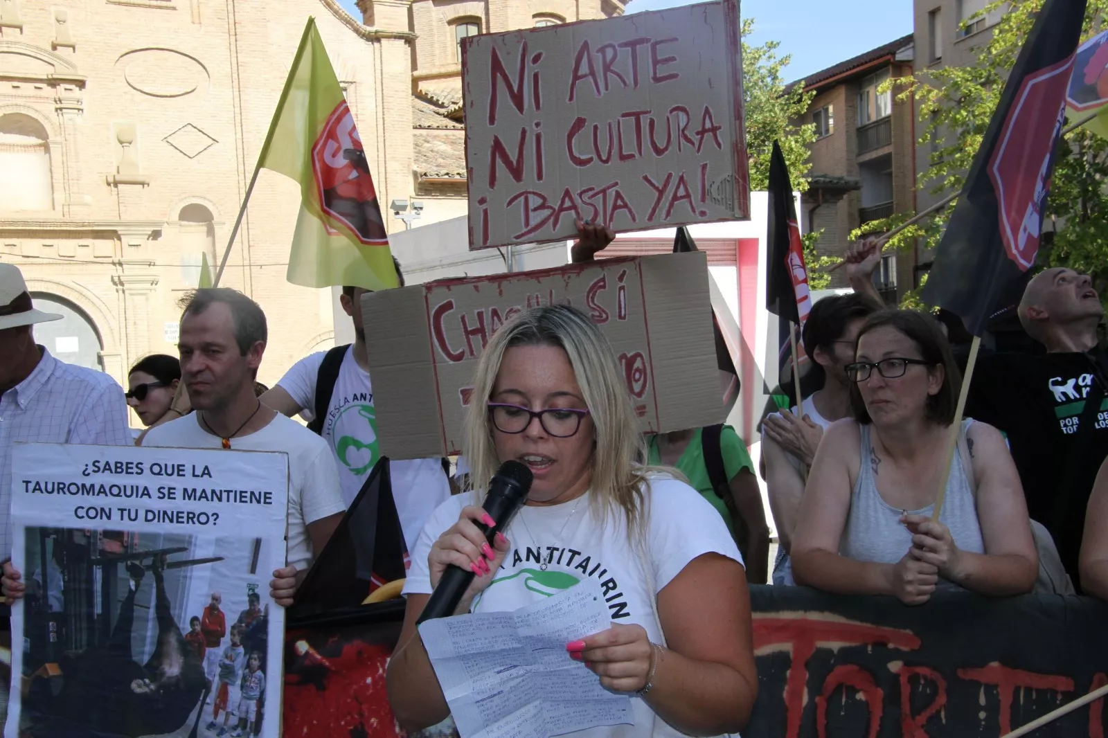Manifestación antitaurina el día 12. Foto Carlos Neofato  