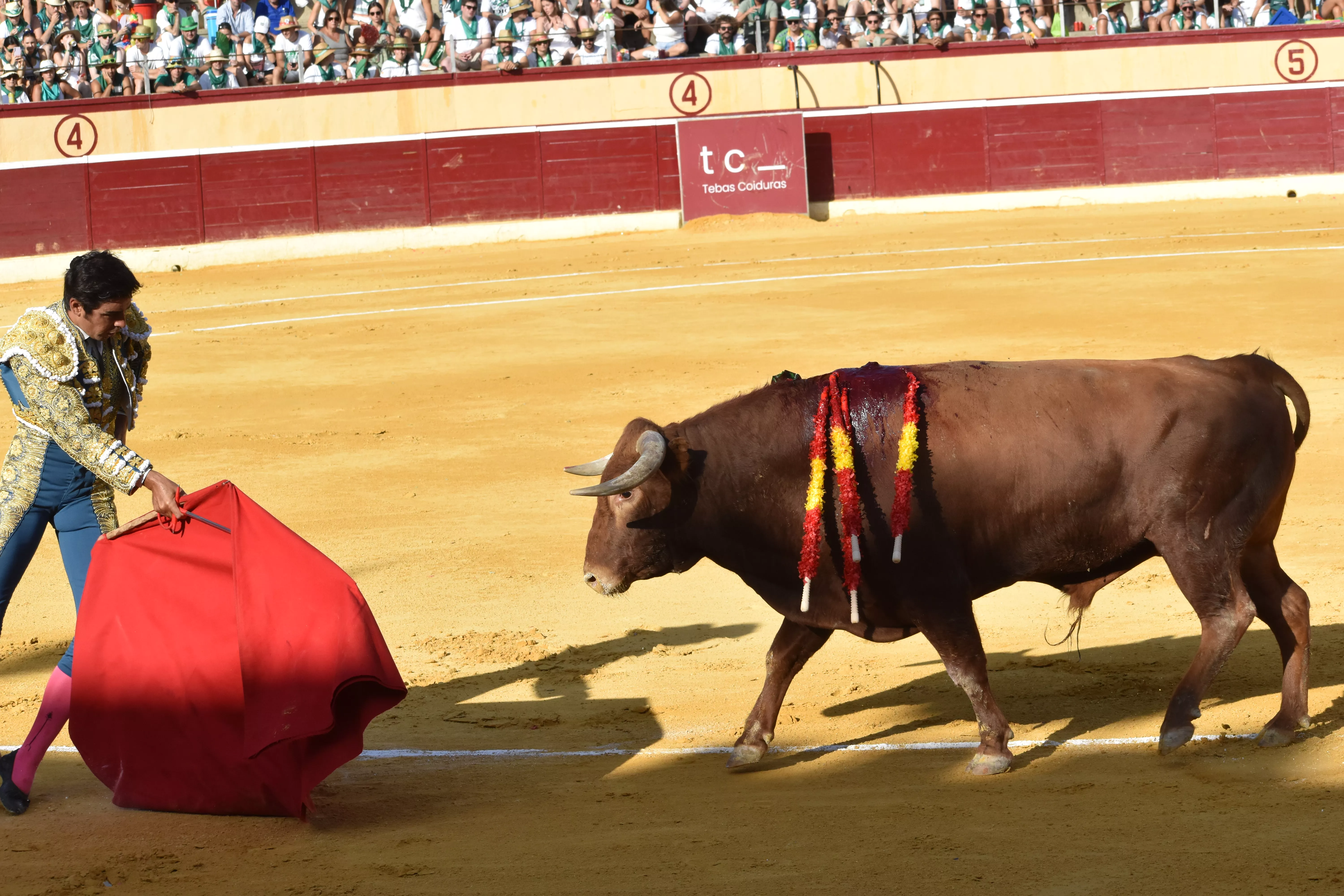 Cuarta corrida de abono de la Feria de La Albahaca de Huesca 2023. Foto: Carlos Jalle