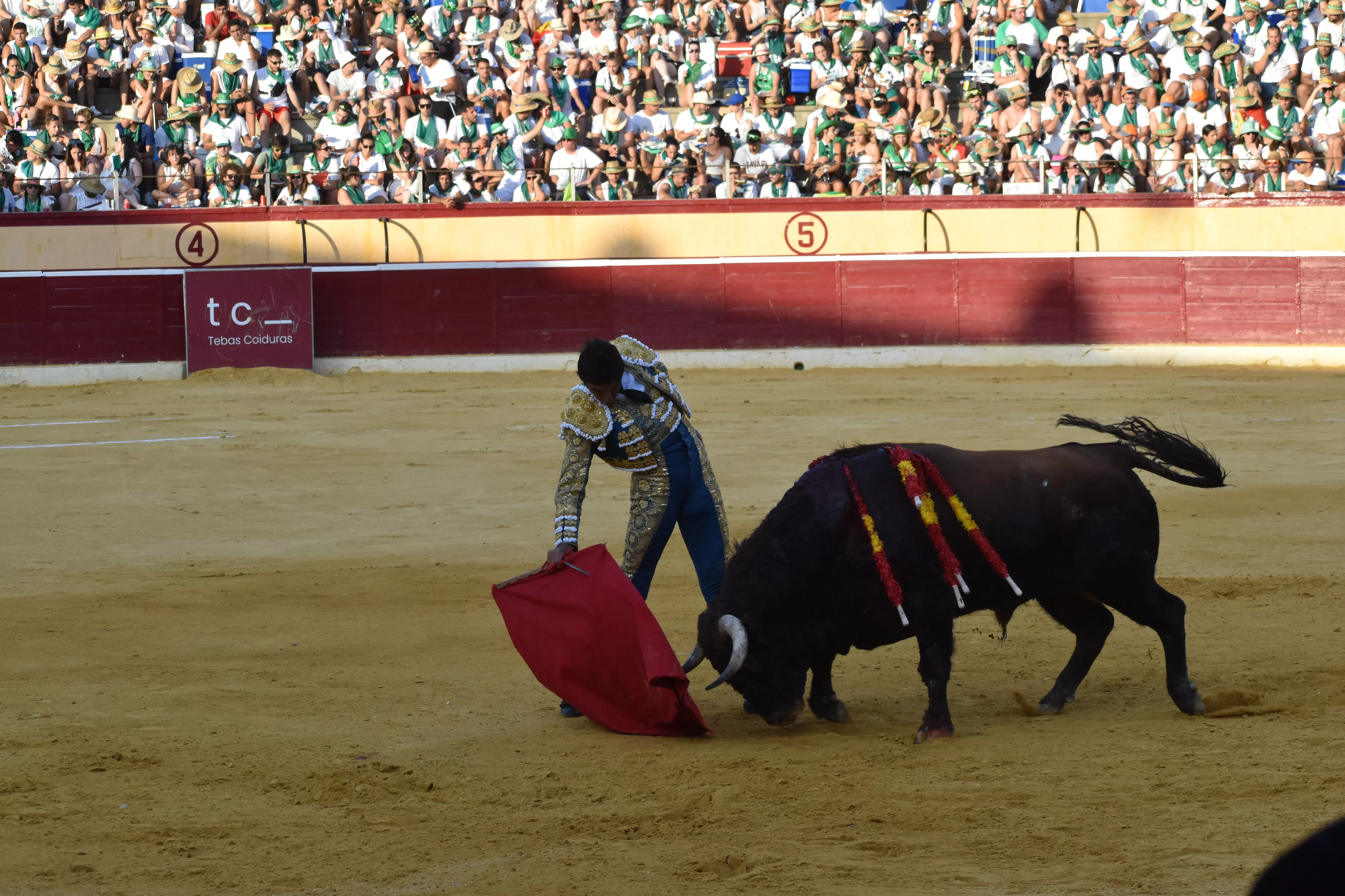 Cuarta corrida de abono de la Feria de La Albahaca de Huesca 2023. Foto: Carlos Jalle
