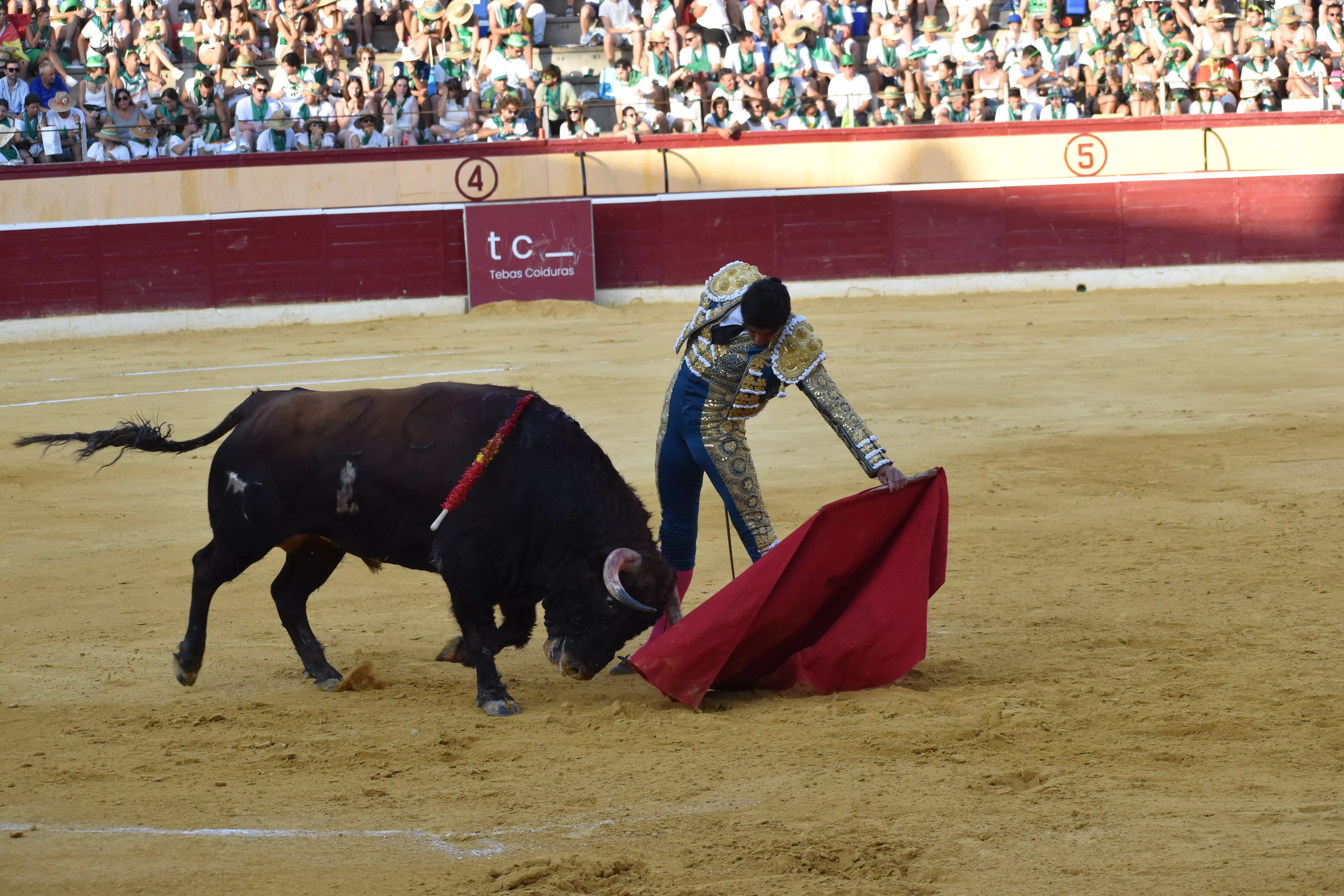 Cuarta corrida de abono de la Feria de La Albahaca de Huesca 2023. Foto: Carlos Jalle