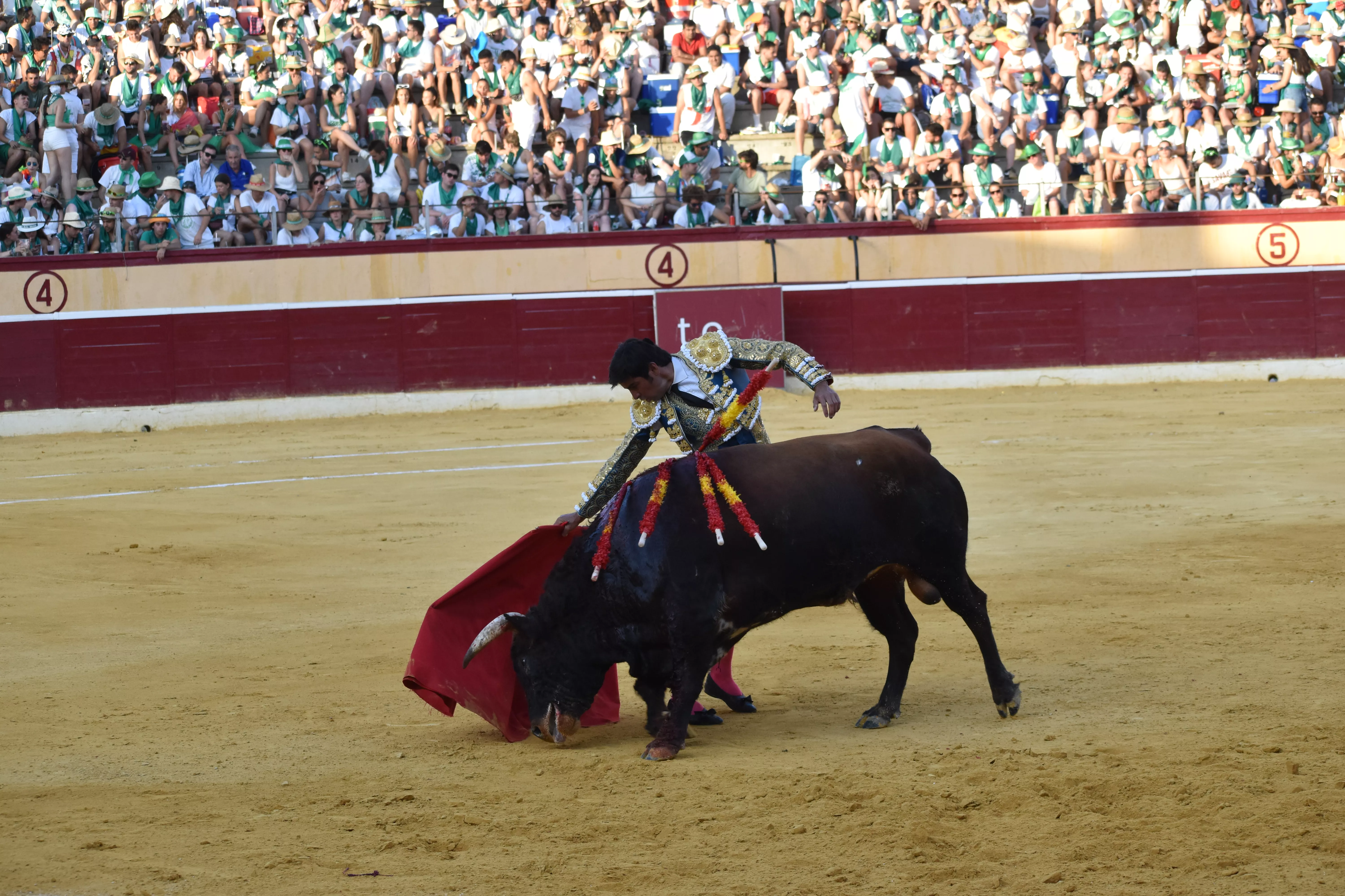 Cuarta corrida de abono de la Feria de La Albahaca de Huesca 2023. Foto: Carlos Jalle