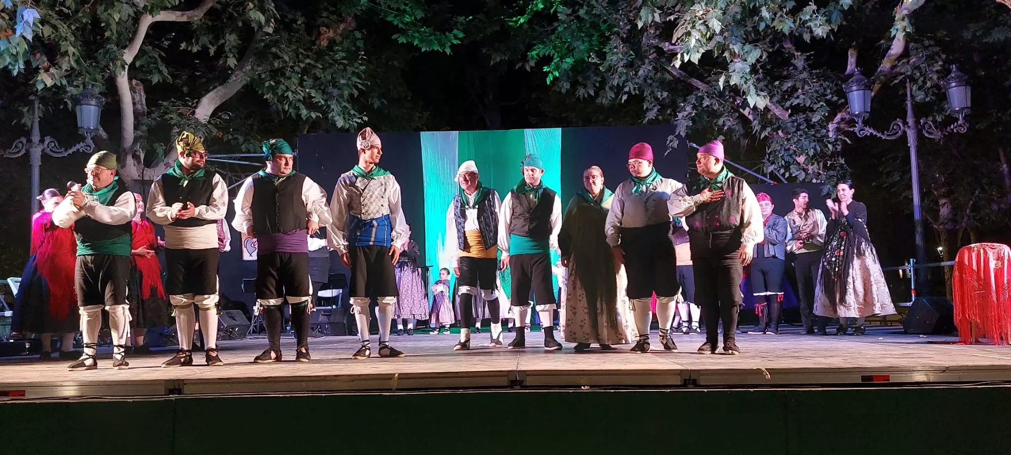 Elenco Aragonés en el Parque Miguel Servet