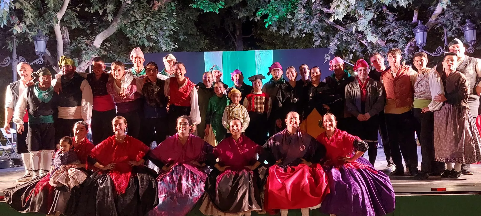 Elenco Aragonés en el Parque Miguel Servet