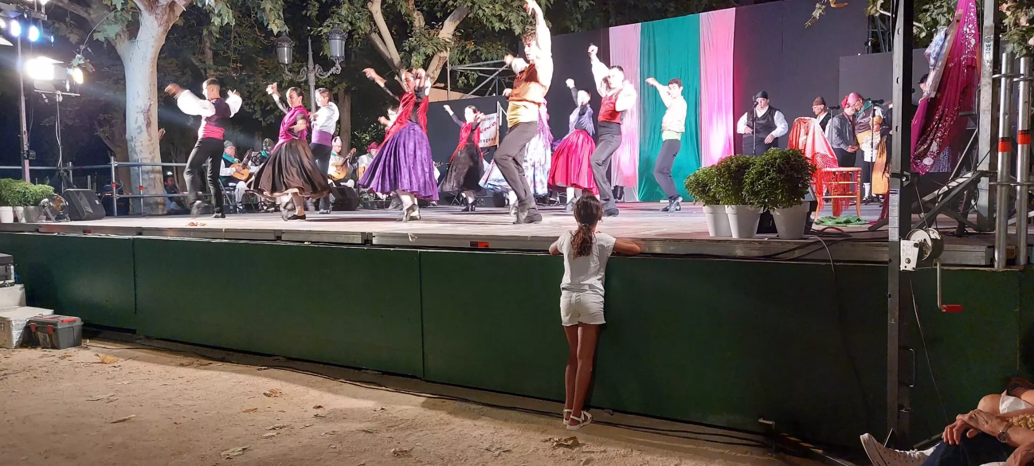 Elenco Aragonés en el Parque Miguel Servet