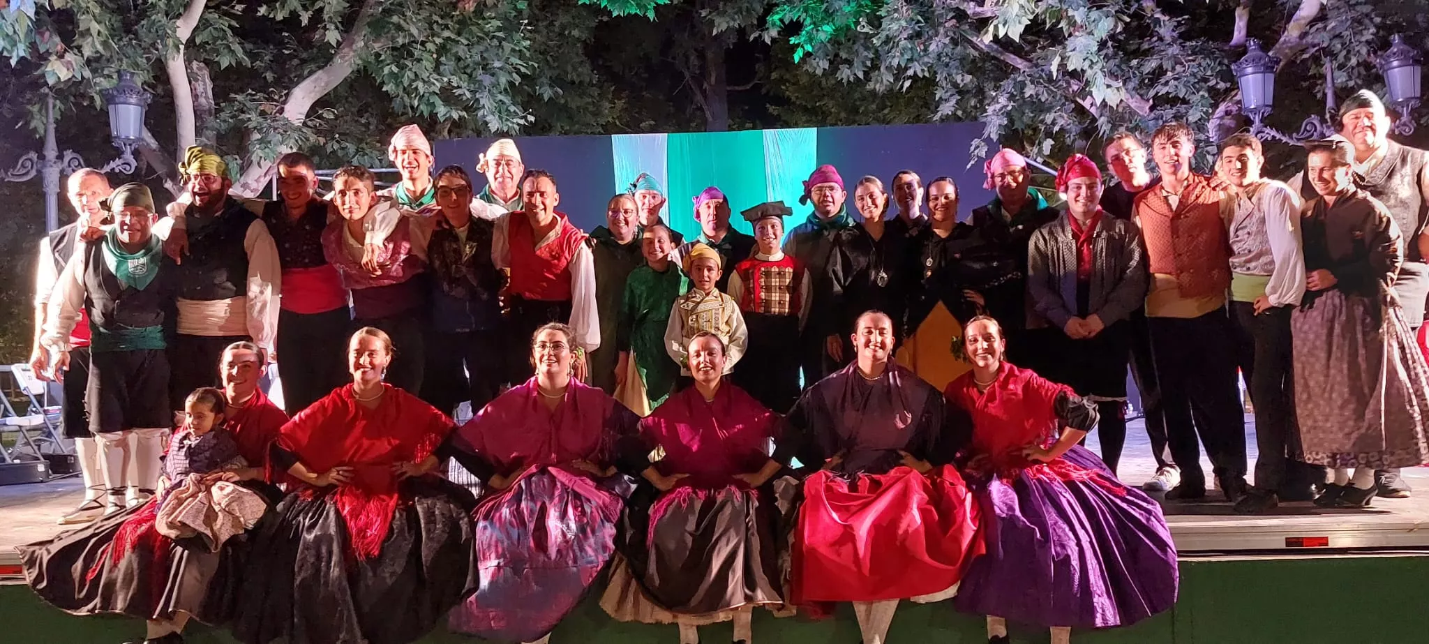 Elenco Aragonés en el Parque Miguel Servet