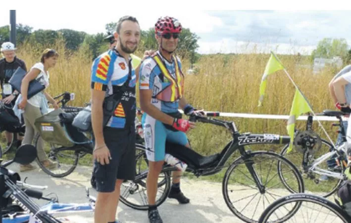 José Luis Lera participó en 2015 con una bici reciclable.
