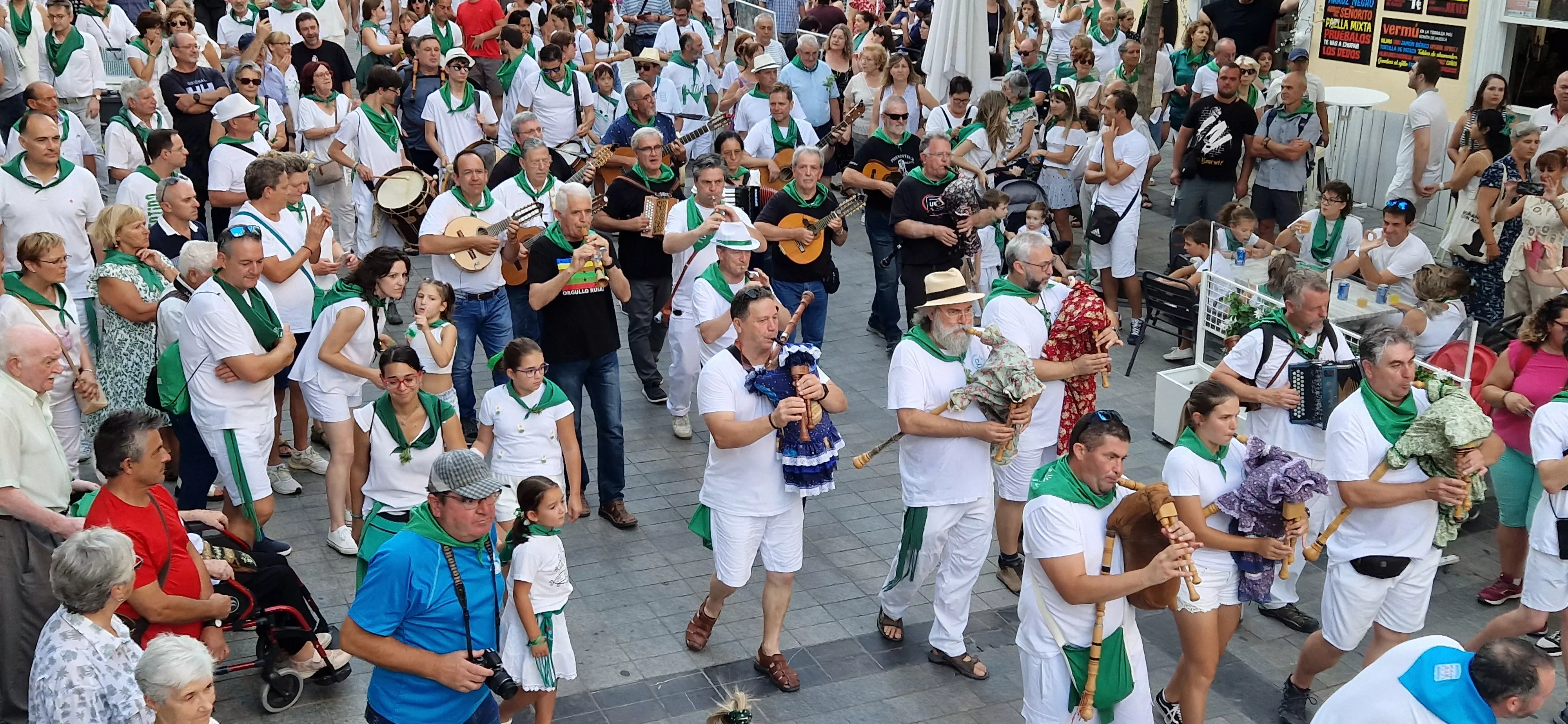 X Trobada de Gaiteros de Aragón y XXV aniversario de Gaiters de Tierra Plana. Foto Myriam Martínez