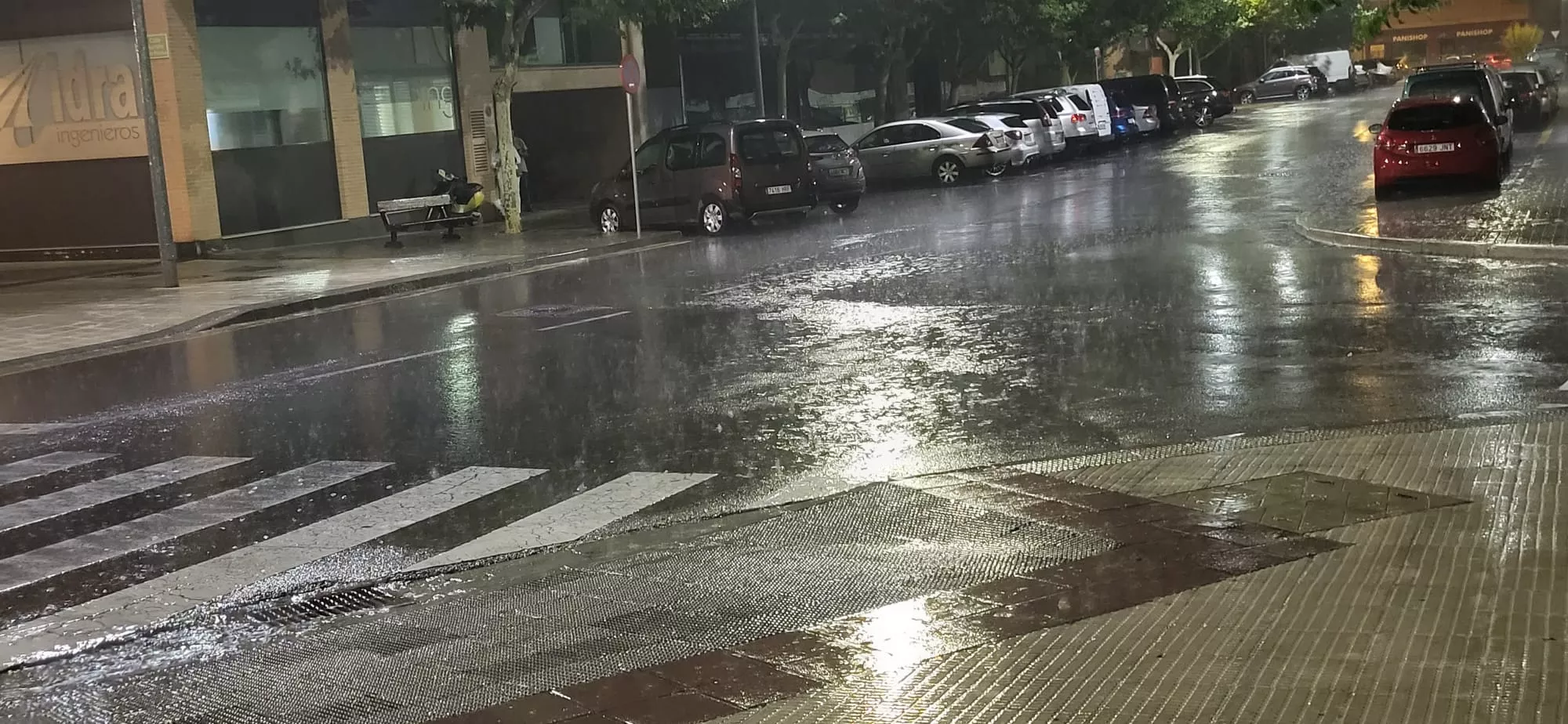 Tormenta sobre Huesca