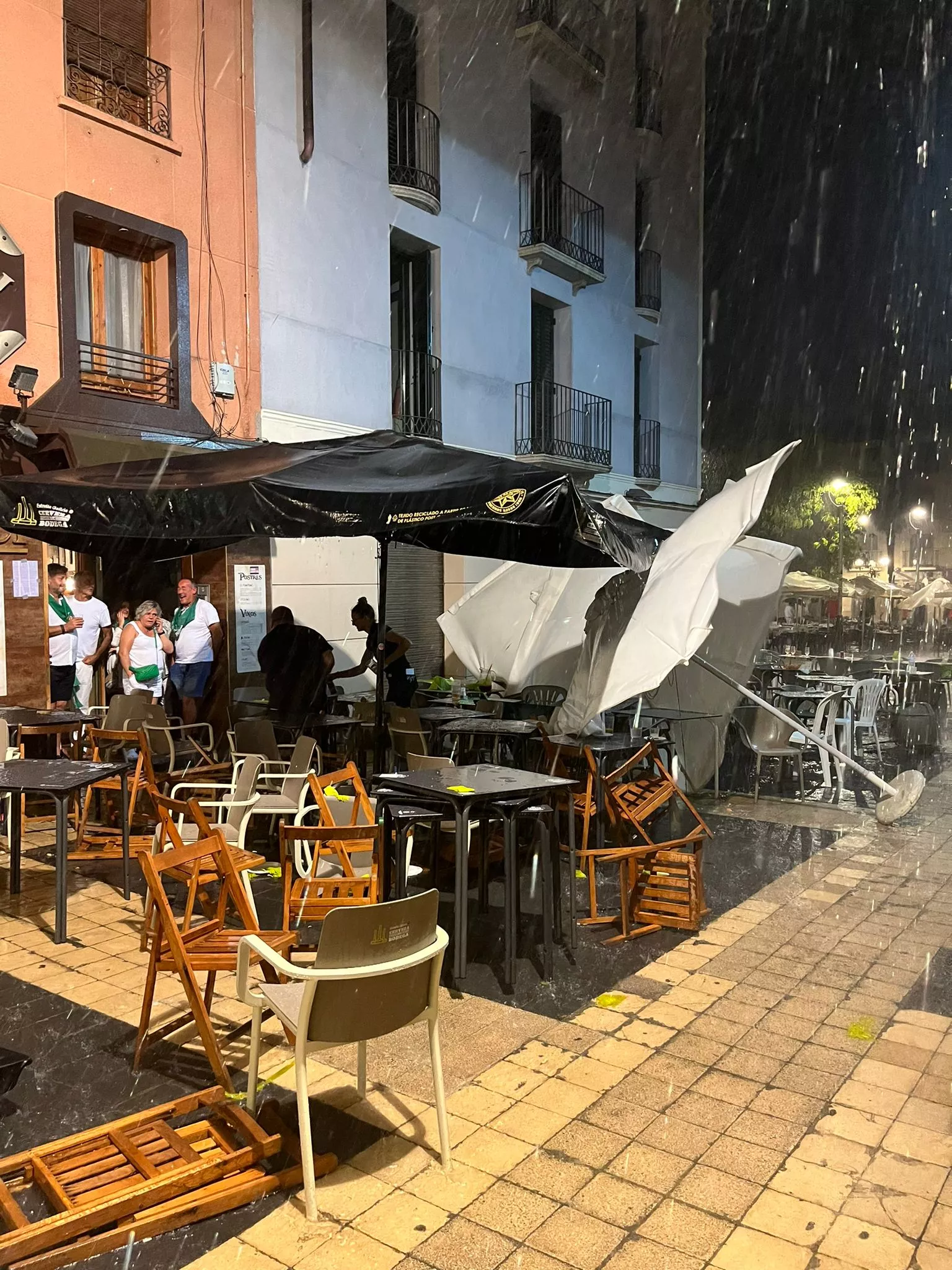Tormenta sobre Huesca