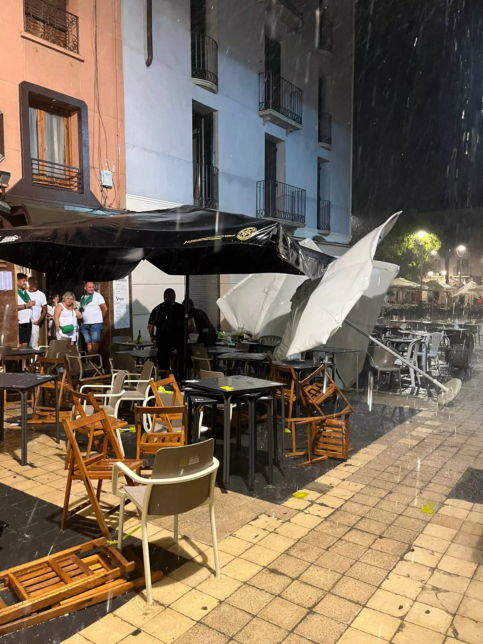 Tormenta sobre Huesca