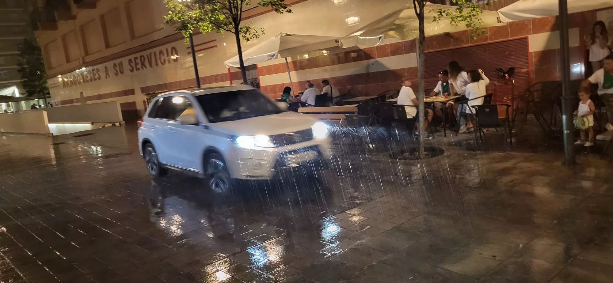 Tormenta sobre Huesca