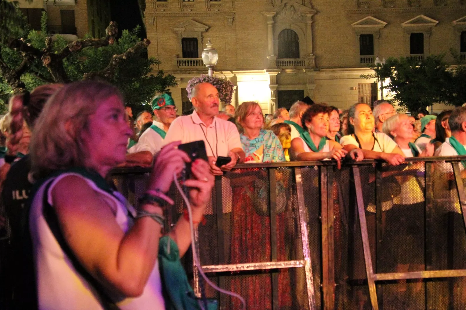 Concierto de la Ronda de Boltaña en las fiestas de San Lorenzo. Foto Carlos Neofato 