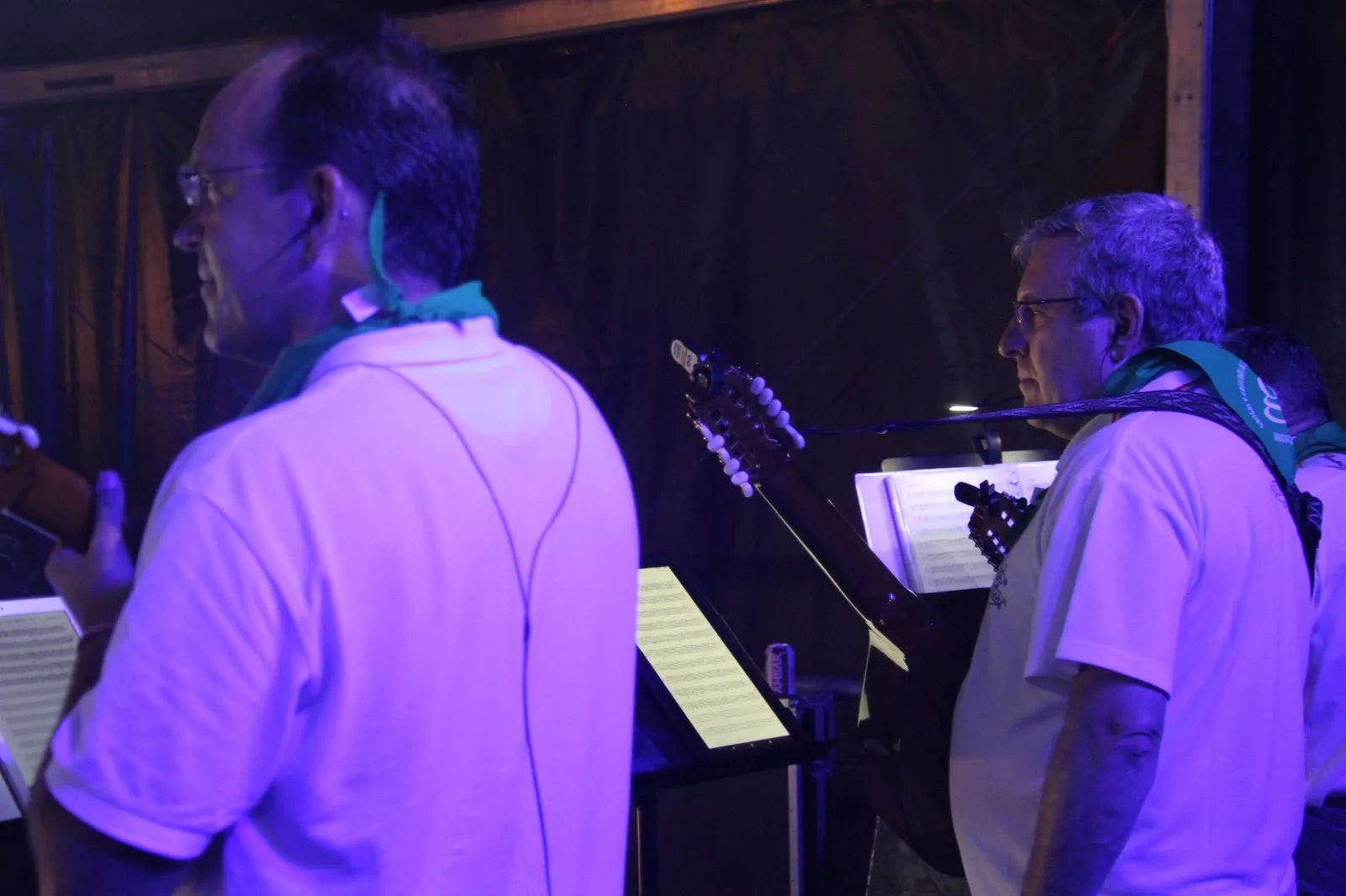 Concierto de la Ronda de Boltaña en las fiestas de San Lorenzo. Foto Carlos Neofato 