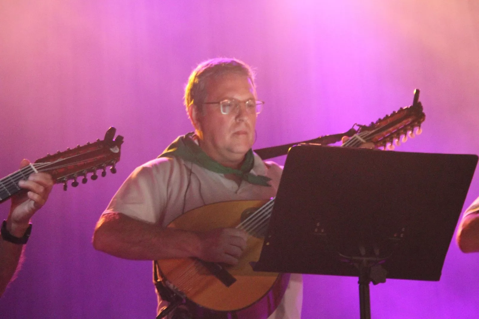 Concierto de la Ronda de Boltaña en las fiestas de San Lorenzo. Foto Carlos Neofato 