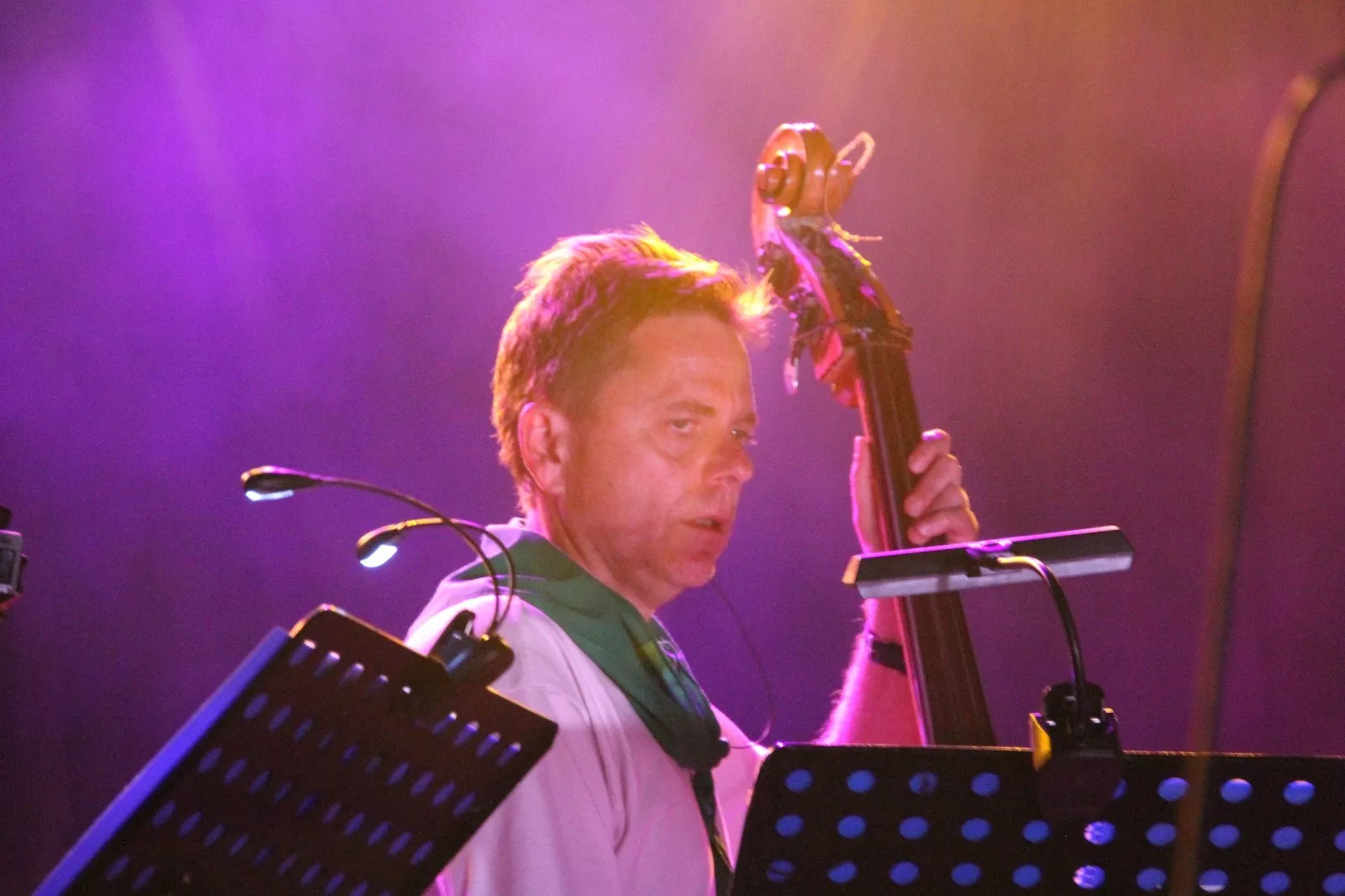 Concierto de la Ronda de Boltaña en las fiestas de San Lorenzo. Foto Carlos Neofato 