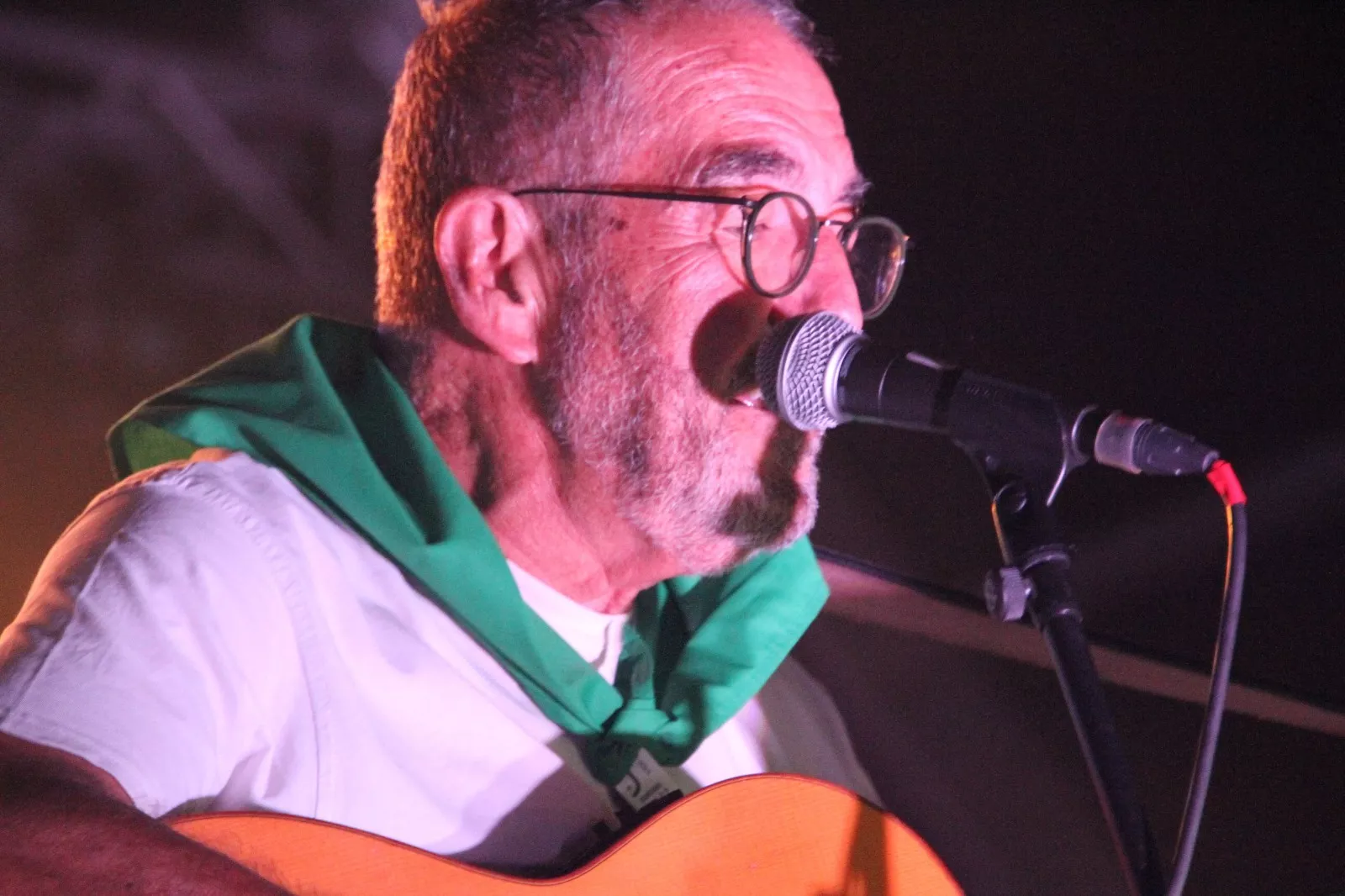 Concierto de la Ronda de Boltaña en las fiestas de San Lorenzo. Foto Carlos Neofato 