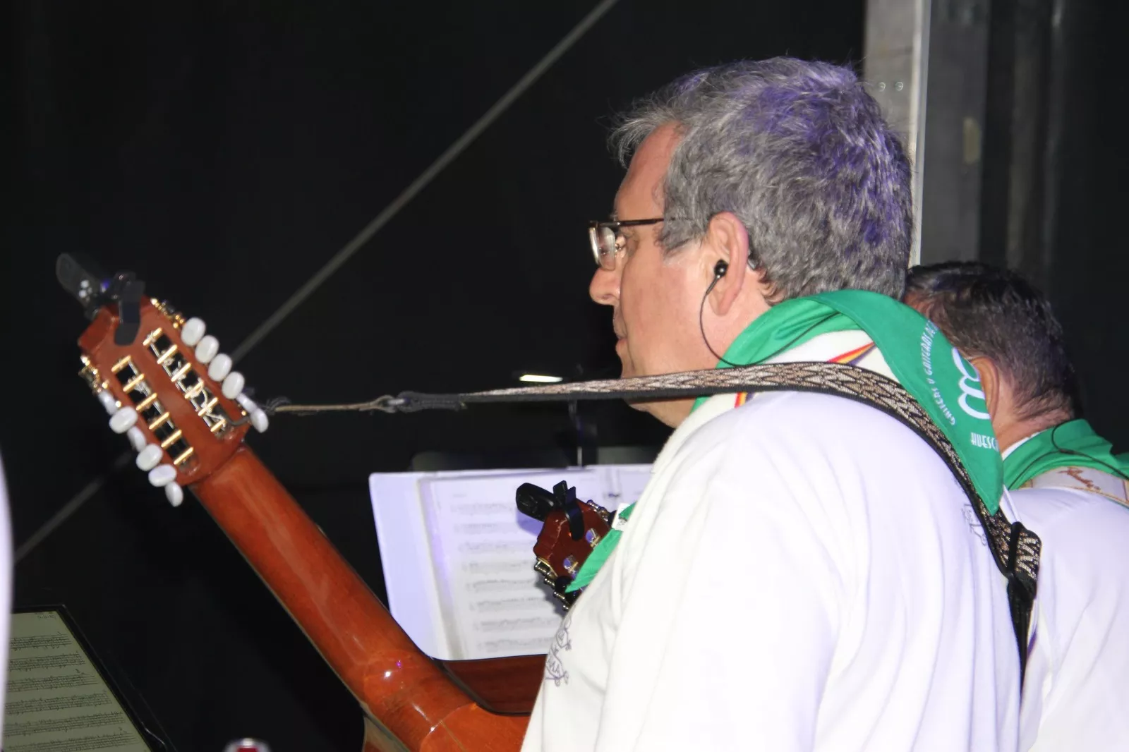 Concierto de la Ronda de Boltaña en las fiestas de San Lorenzo. Foto Carlos Neofato 