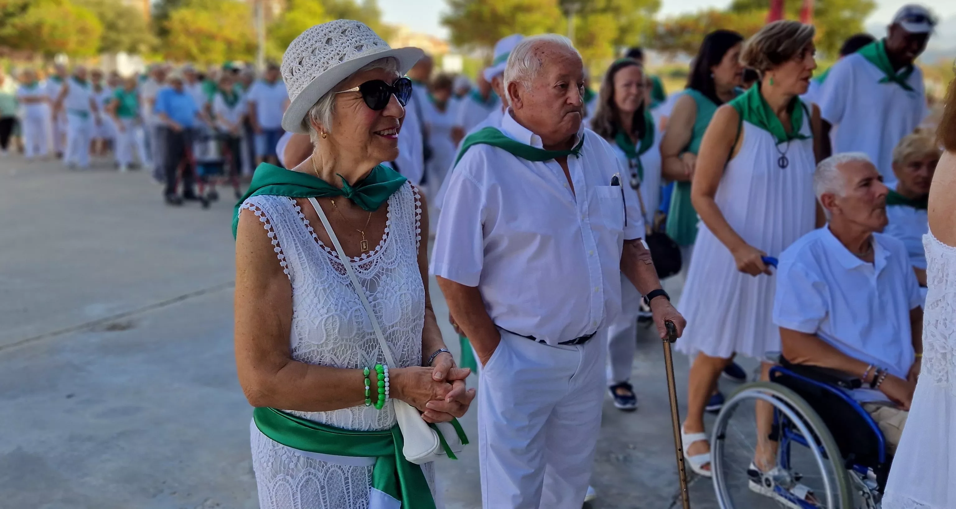 Fiesta homenaje a las personas mayores. Foto Myriam Martínez 