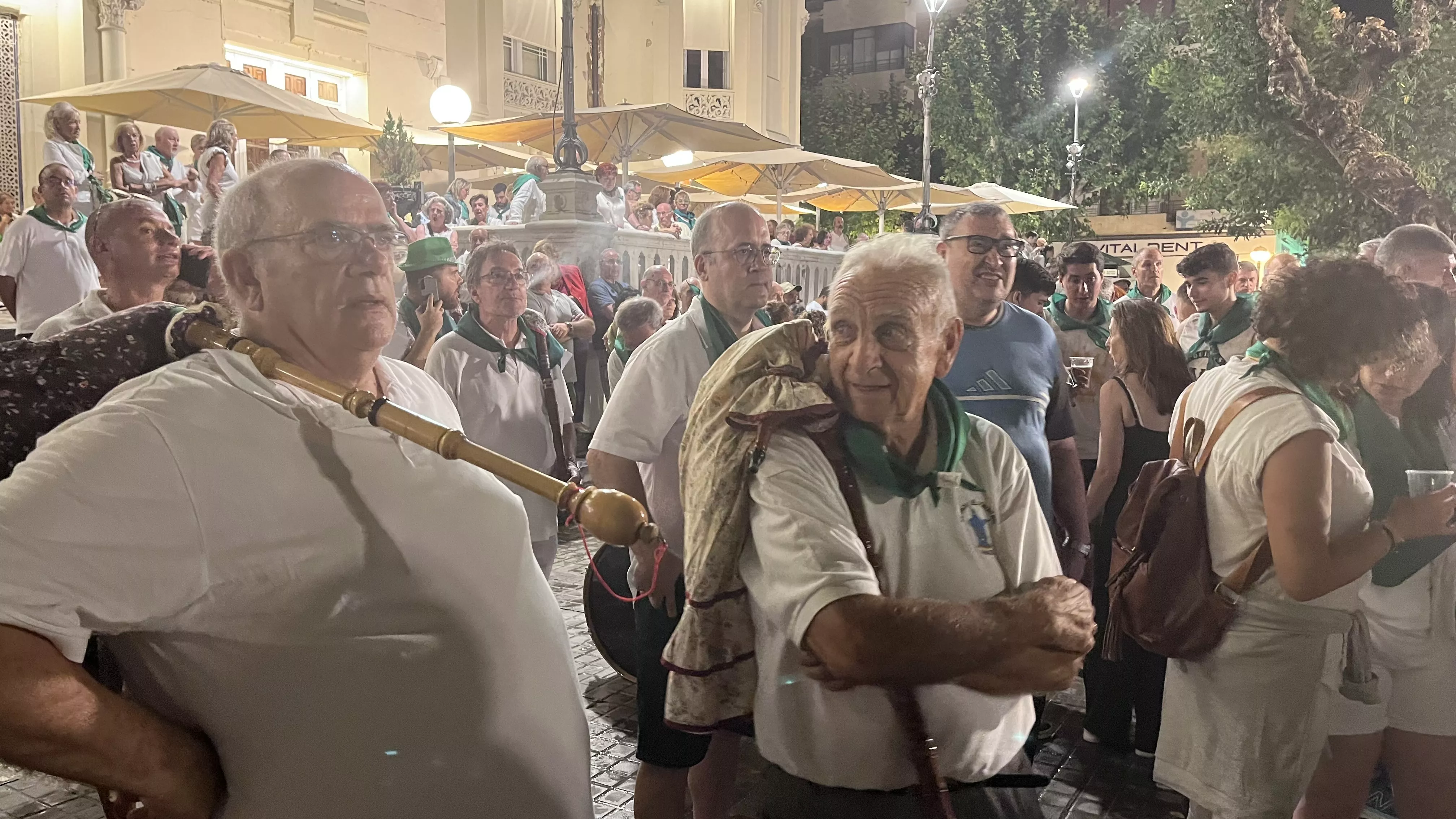 Concierto de la Ronda de Boltaña en las fiestas de San Lorenzo. Foto: Mercedes Manterola