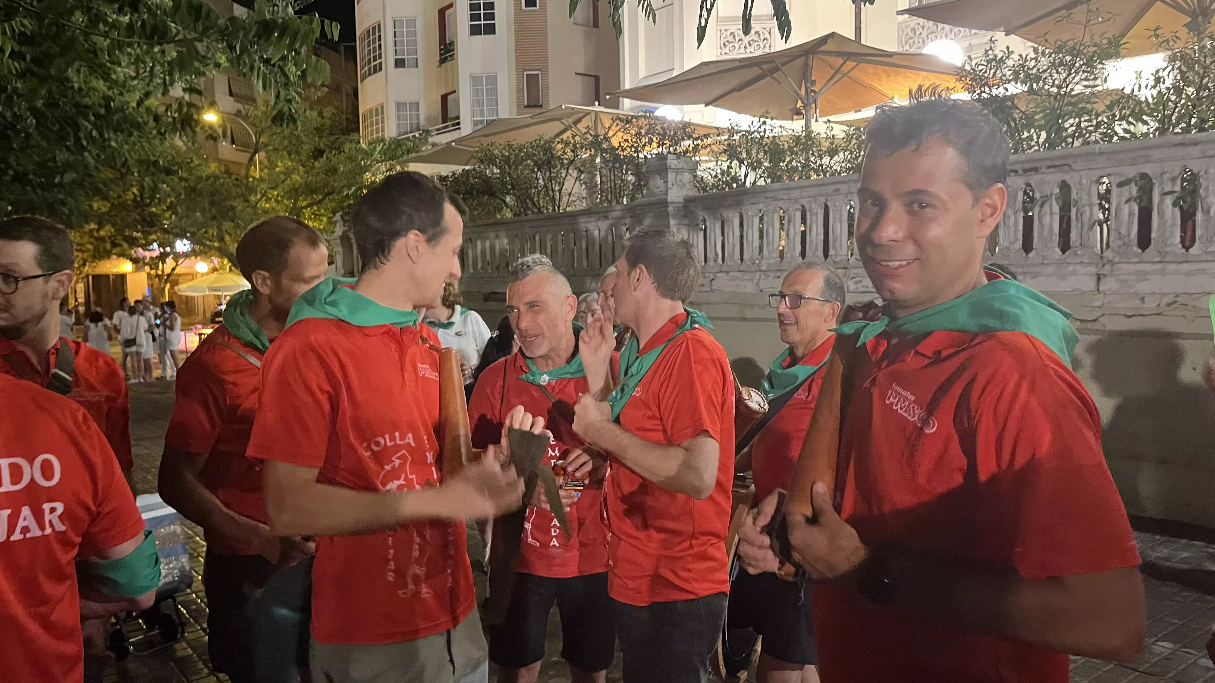 Concierto de la Ronda de Boltaña en las fiestas de San Lorenzo. Foto: Mercedes Manterola