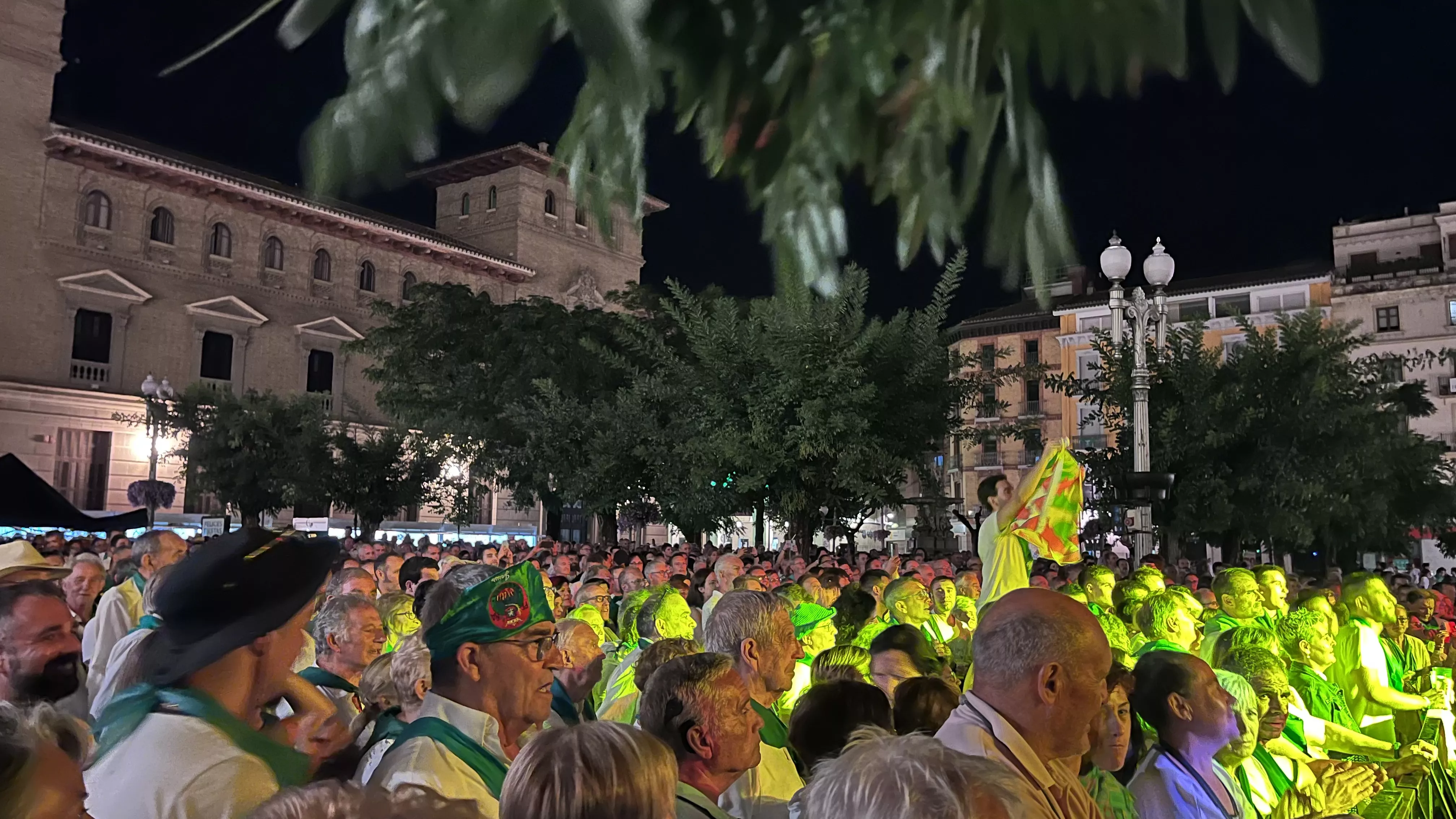 Concierto de la Ronda de Boltaña en las fiestas de San Lorenzo. Foto: Mercedes Manterola