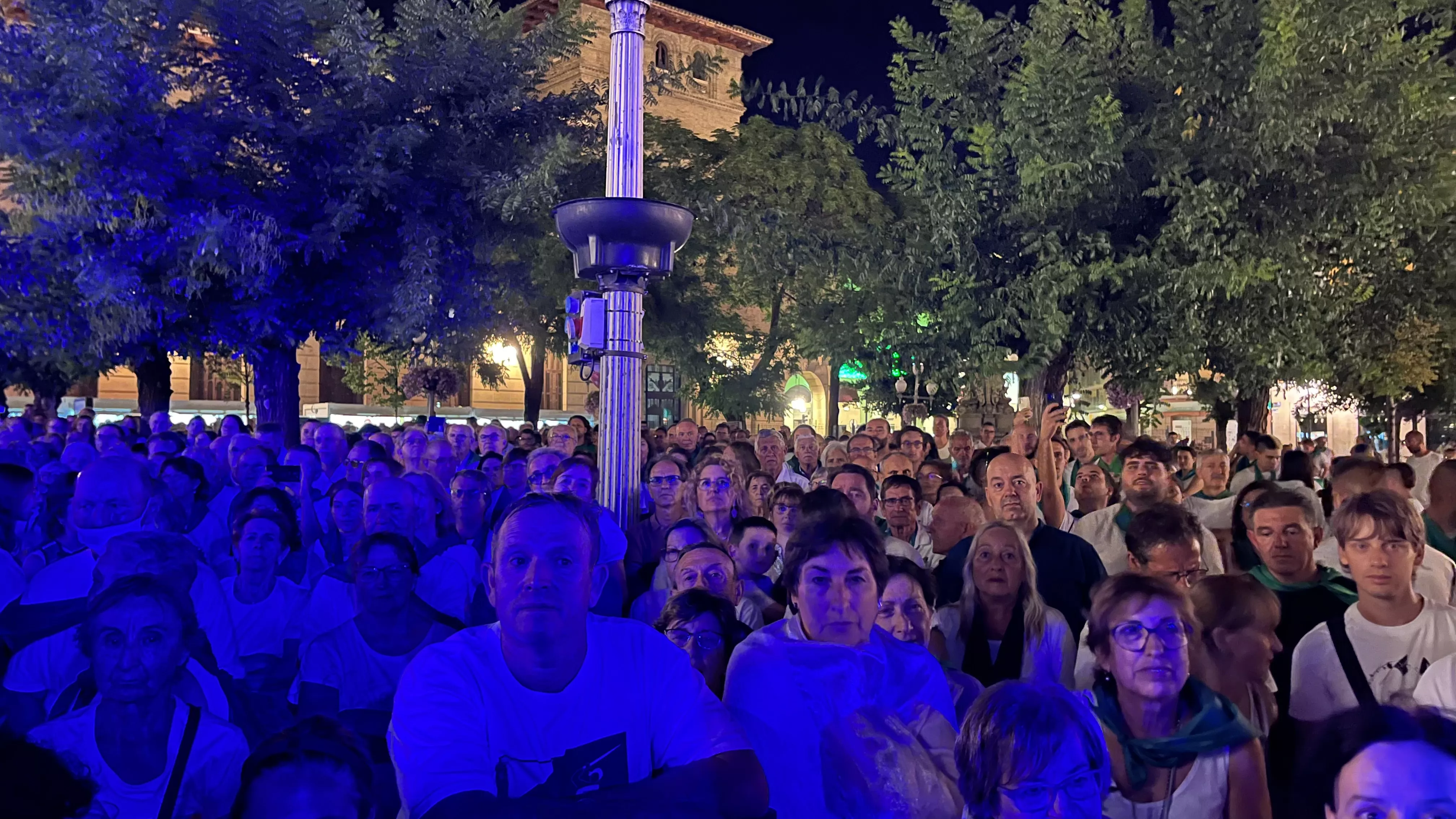 Concierto de la Ronda de Boltaña en las fiestas de San Lorenzo. Foto: Mercedes Manterola