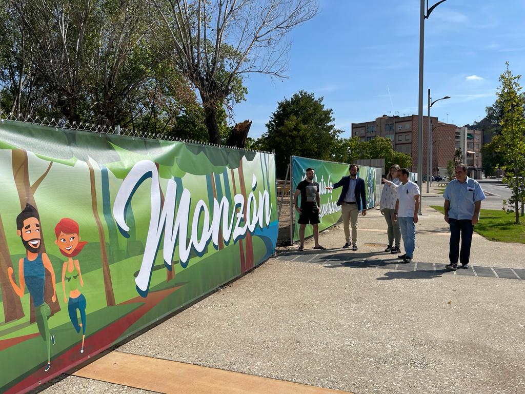 Visita a las obras del paseo San Juan Bosco de Monzón